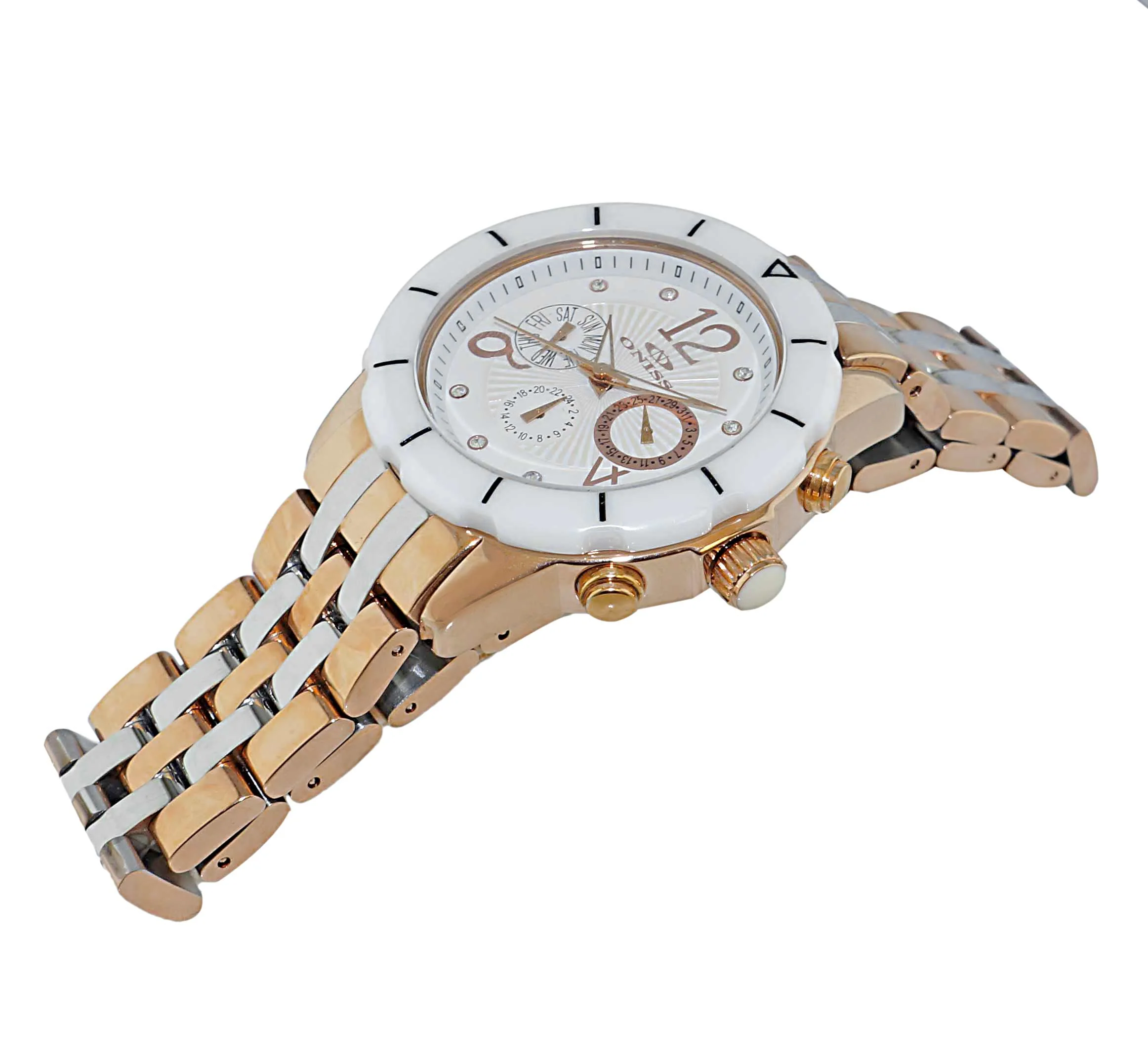 ARUBA COLLECTION WHITE/ 2-TONE ROSE White Dial - Image 3