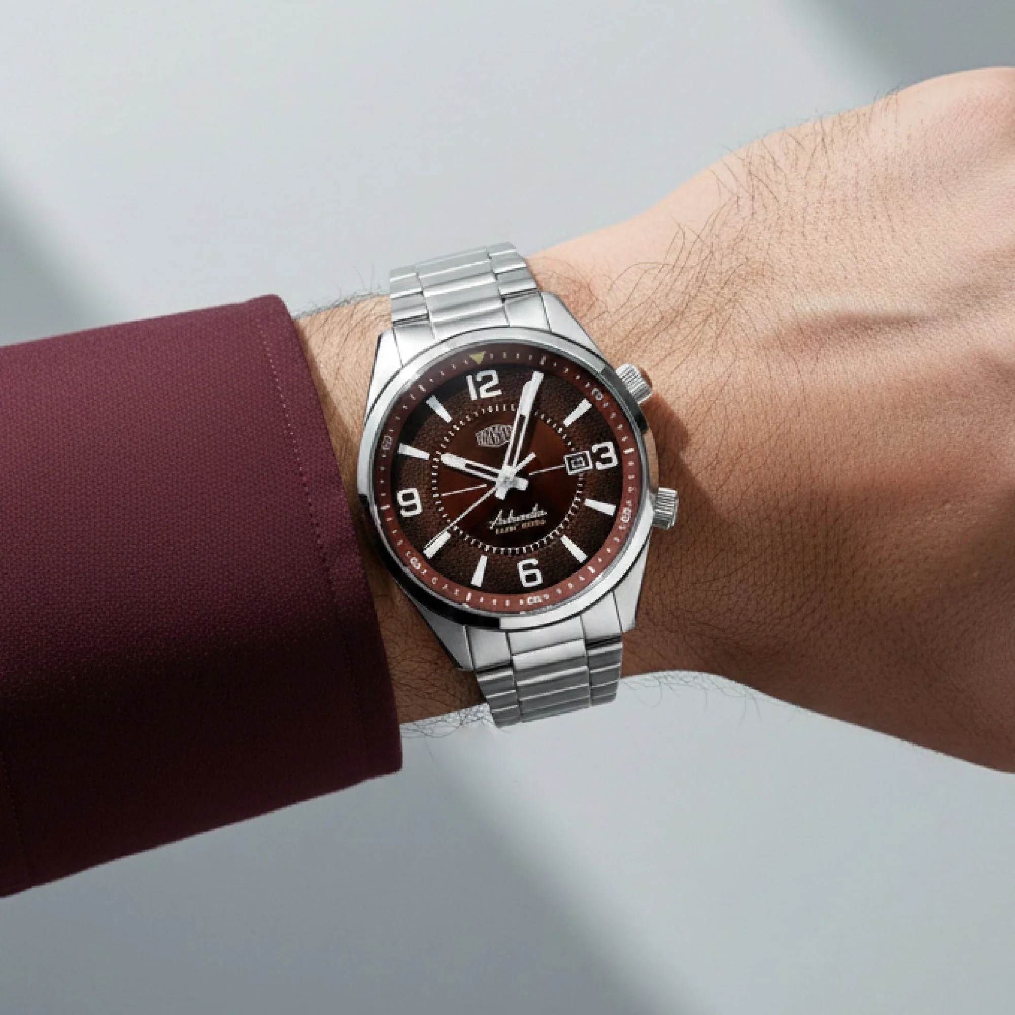 Ascensus Automatic Brown / Stainless Steel | Brown Dial - Image 2