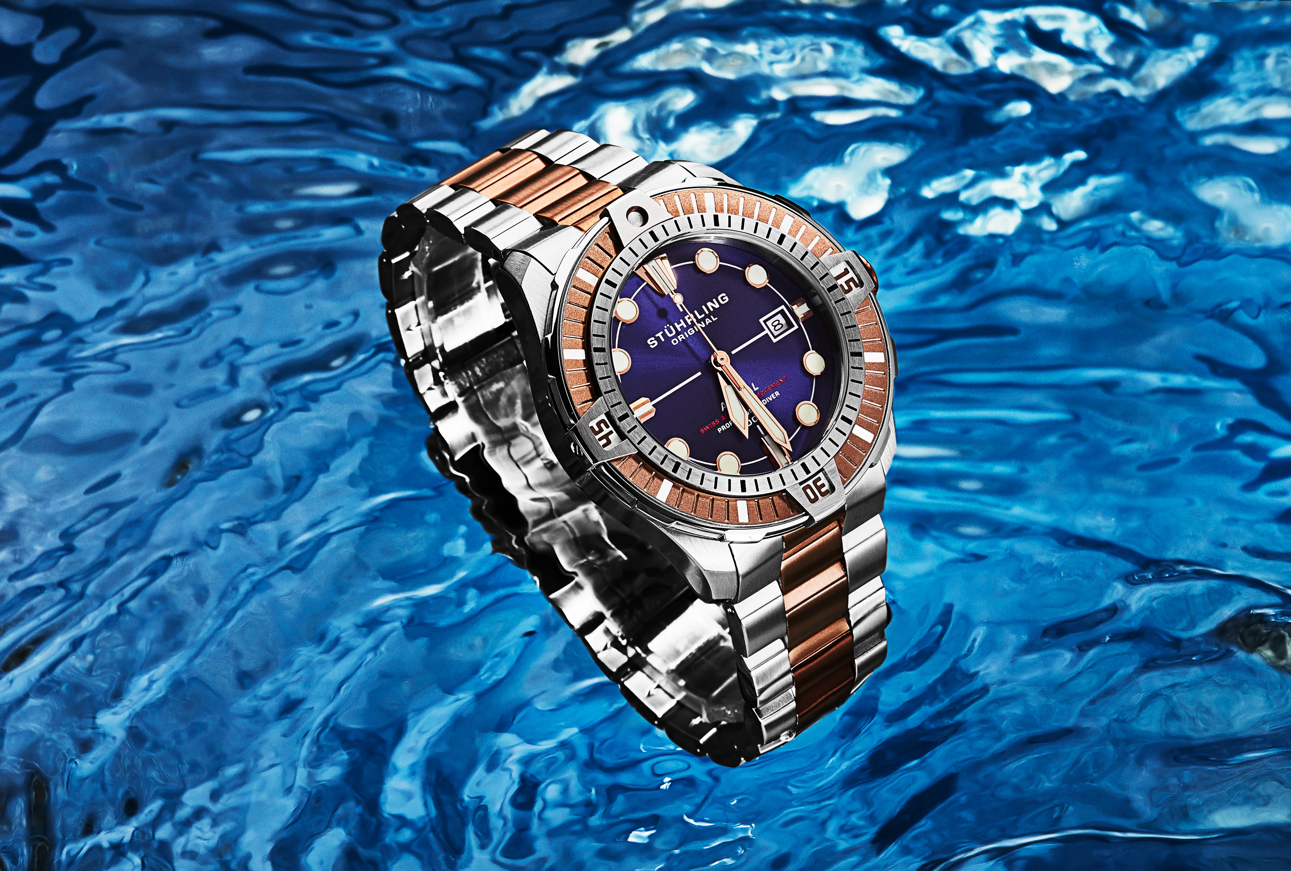 Astral Silver Rose Gold two toned/Stainless /Navy Dial | Navy Dial - Image 6
