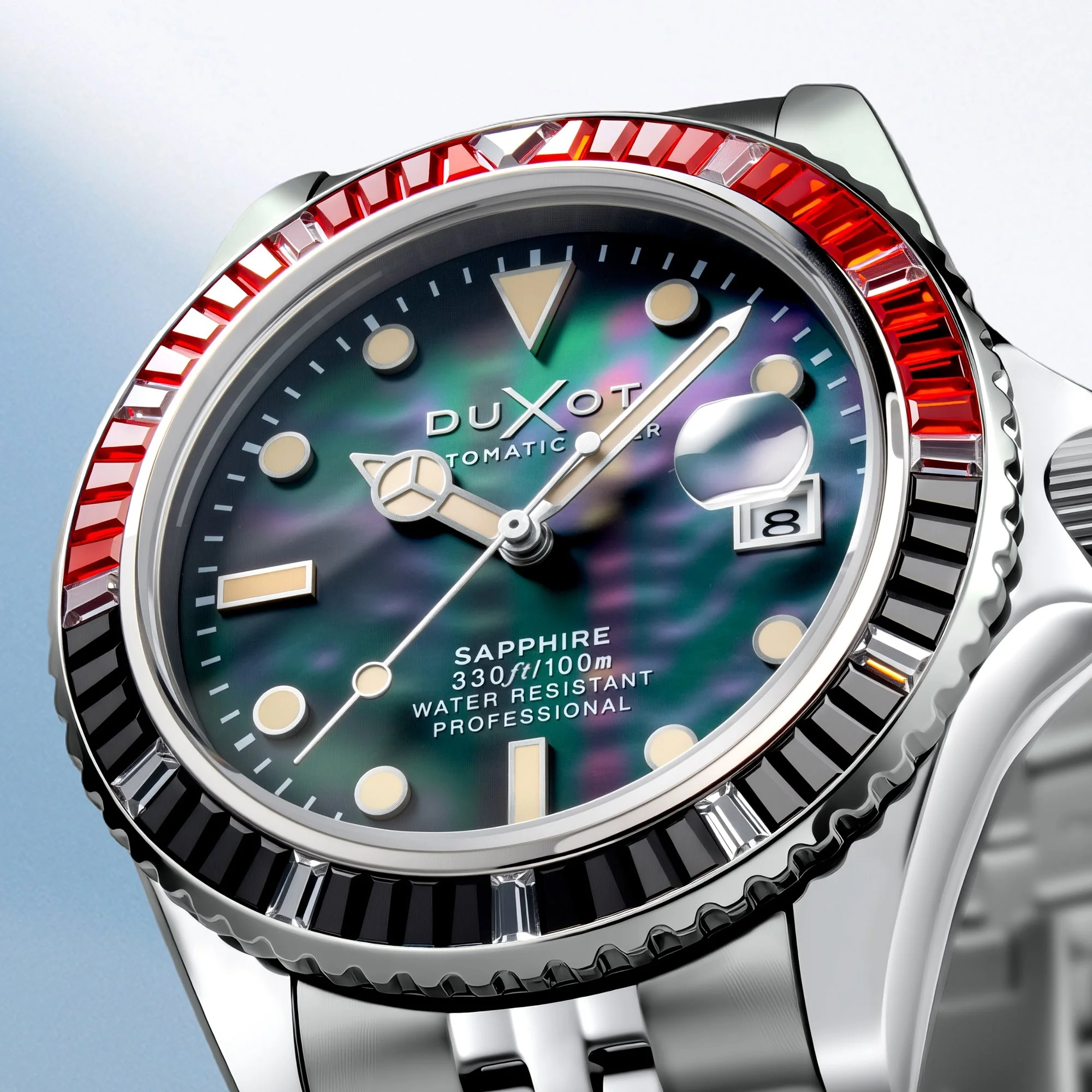 Atlantica 40 Rainbow Automatic Black / Stainless Steel | Black Dial - Image 2