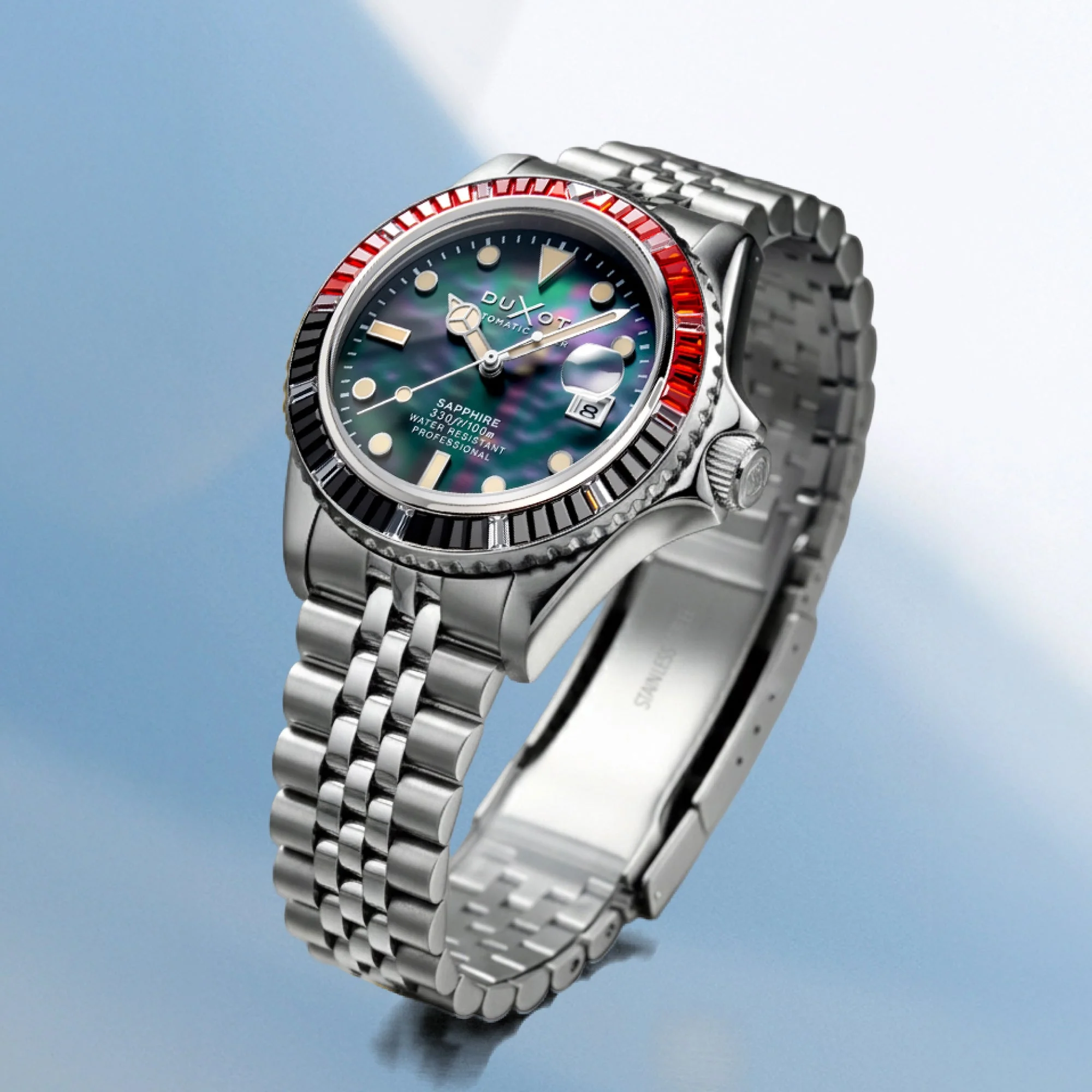 Atlantica 40 Rainbow Automatic Black / Stainless Steel | Black Dial - Image 3