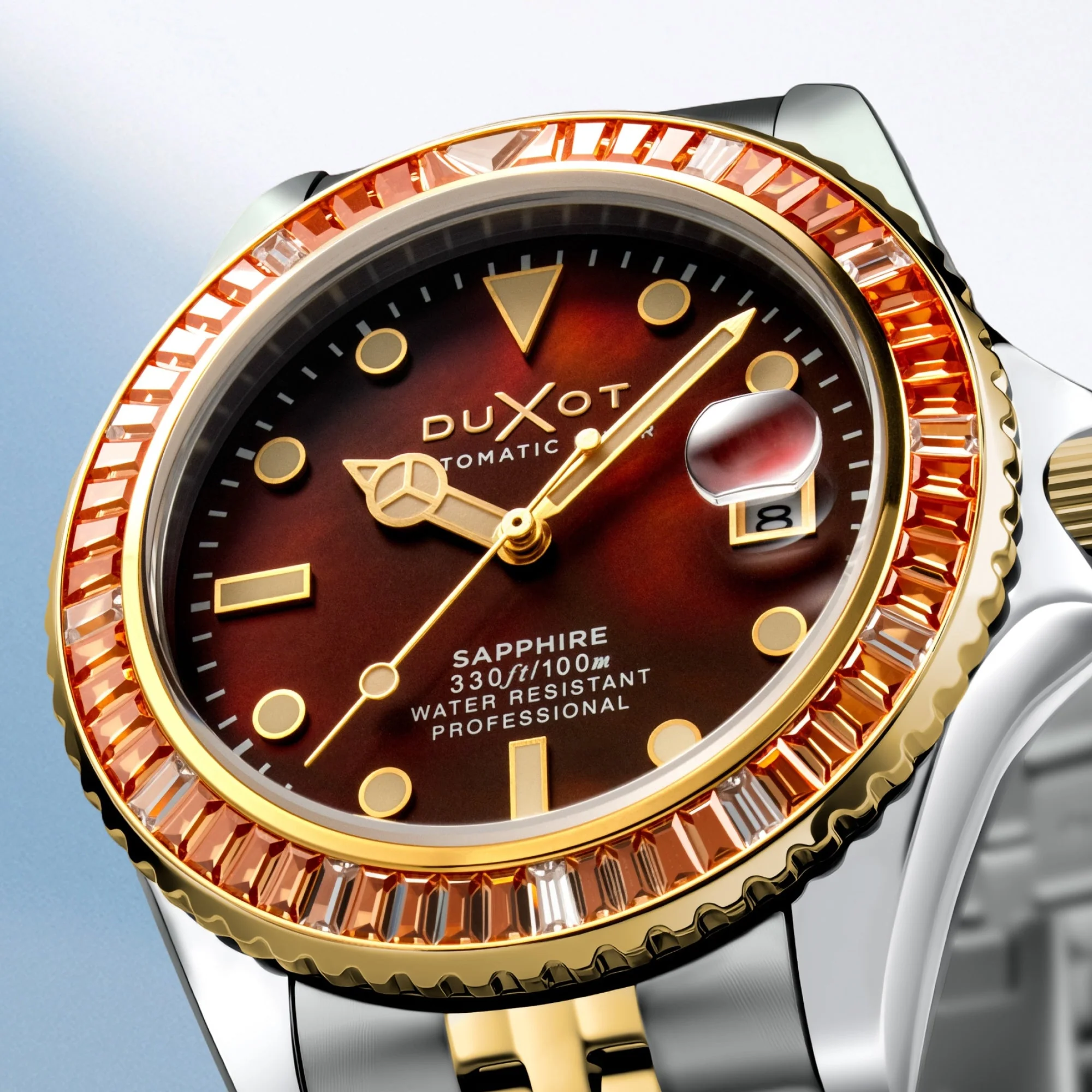 Atlantica 40 Rainbow Automatic Brown / Stainless Steel | Brown Dial - Image 2