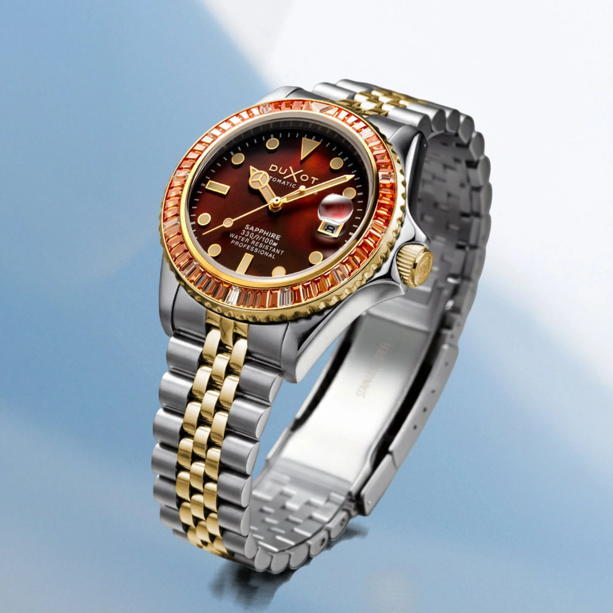 Atlantica 40 Rainbow Automatic Brown / Stainless Steel | Brown Dial - Image 3