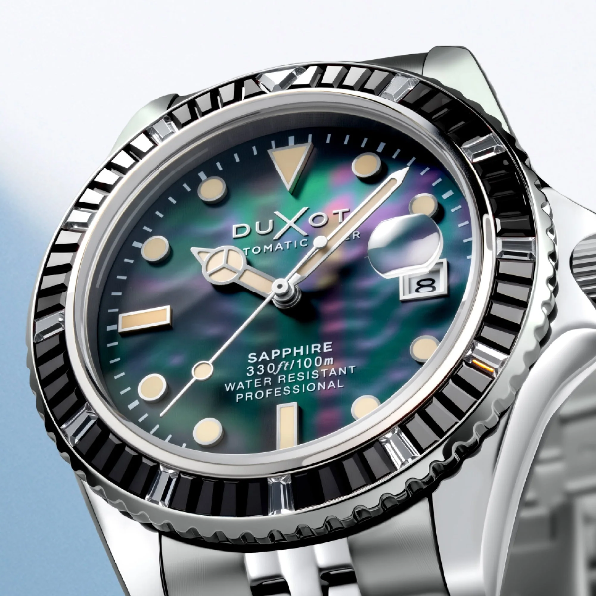 Atlantica 40 Rainbow Automatic Stainless Steel / Stainless Steel | Black Dial - Image 2