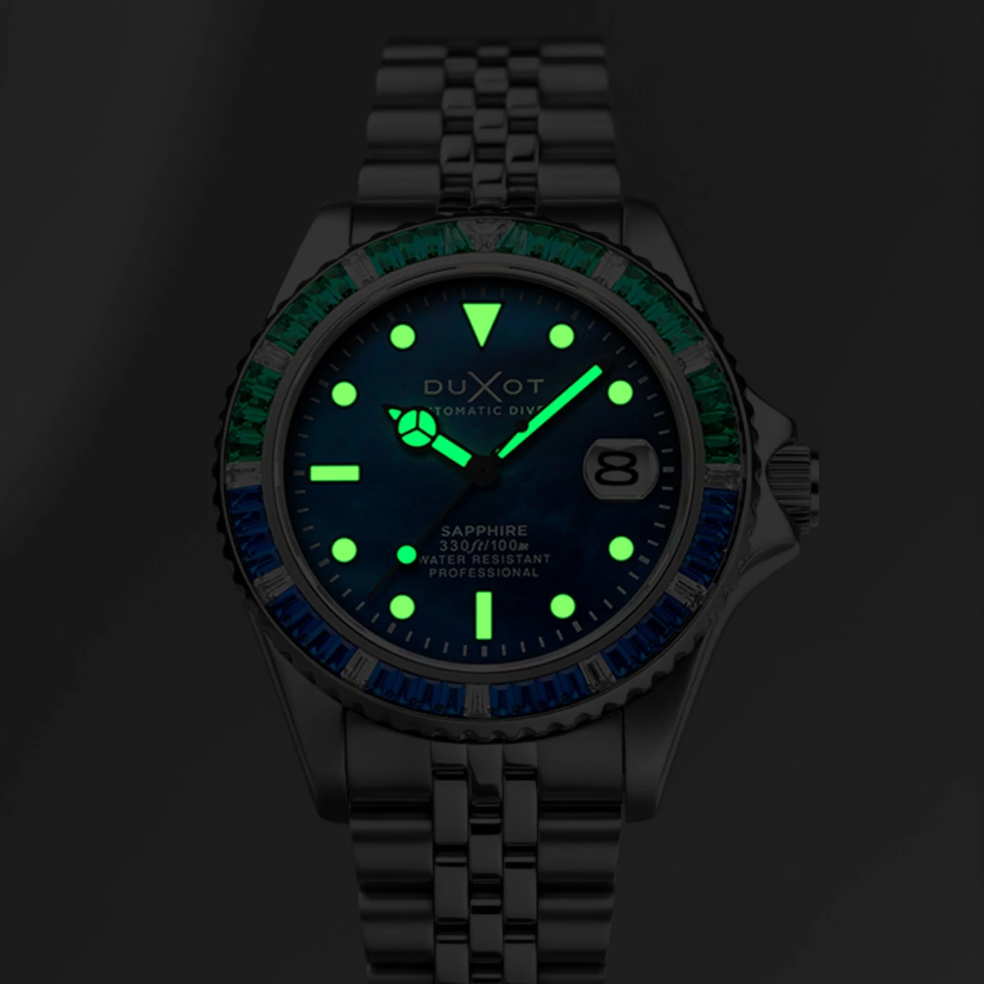 Atlantica 40 Rainbow Automatic Stainless Steel / Stainless Steel | Blue Dial - Image 4