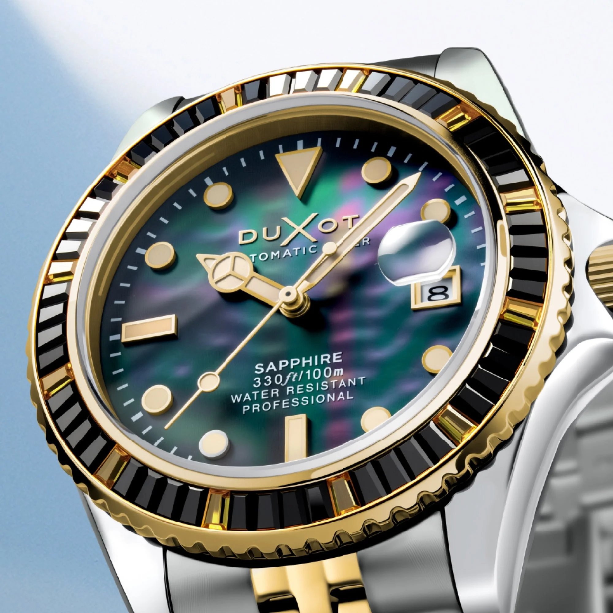 Atlantica 40 Rainbow Automatic Two Tone / Stainless Steel | Black Dial - Image 2
