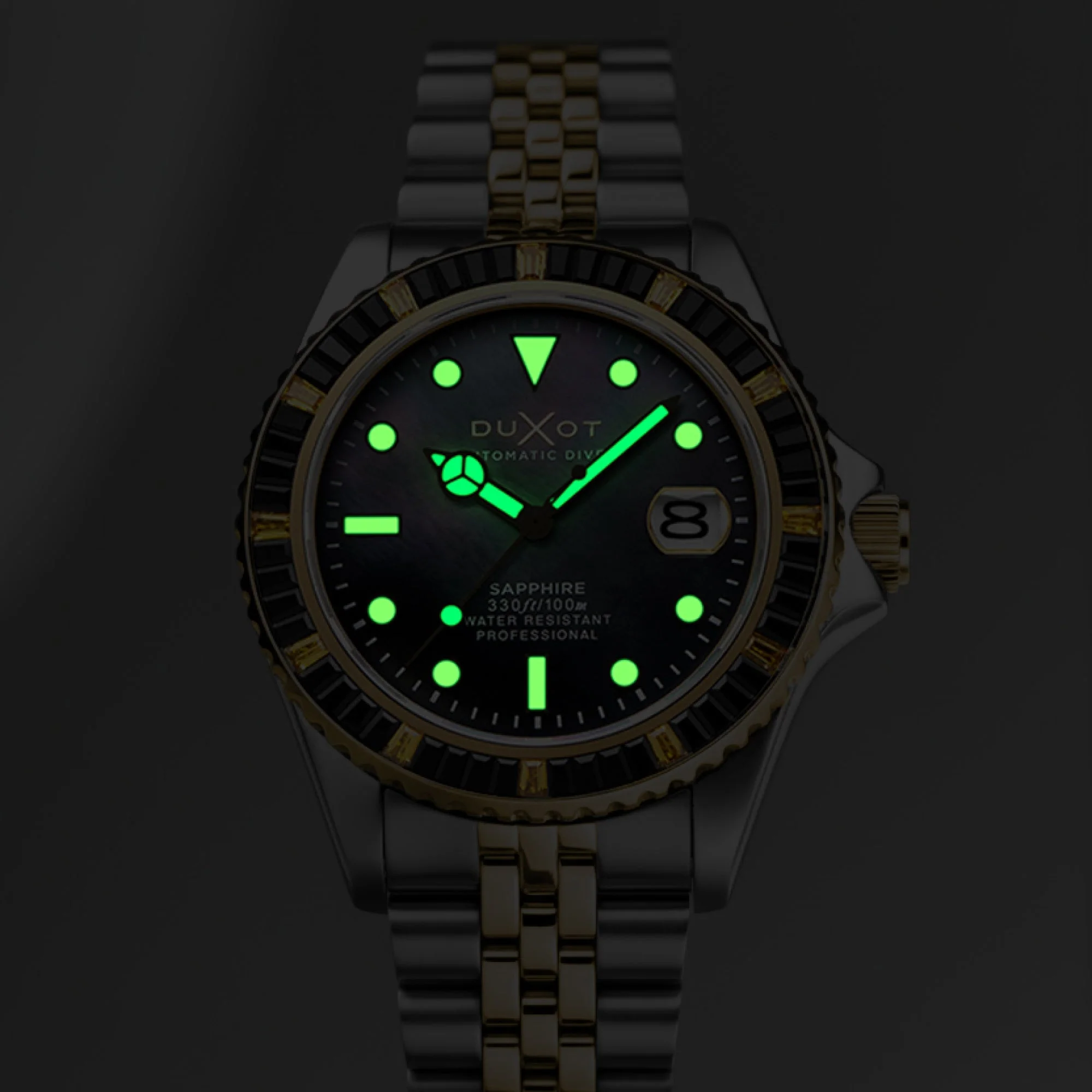 Atlantica 40 Rainbow Automatic Two Tone / Stainless Steel | Black Dial - Image 4