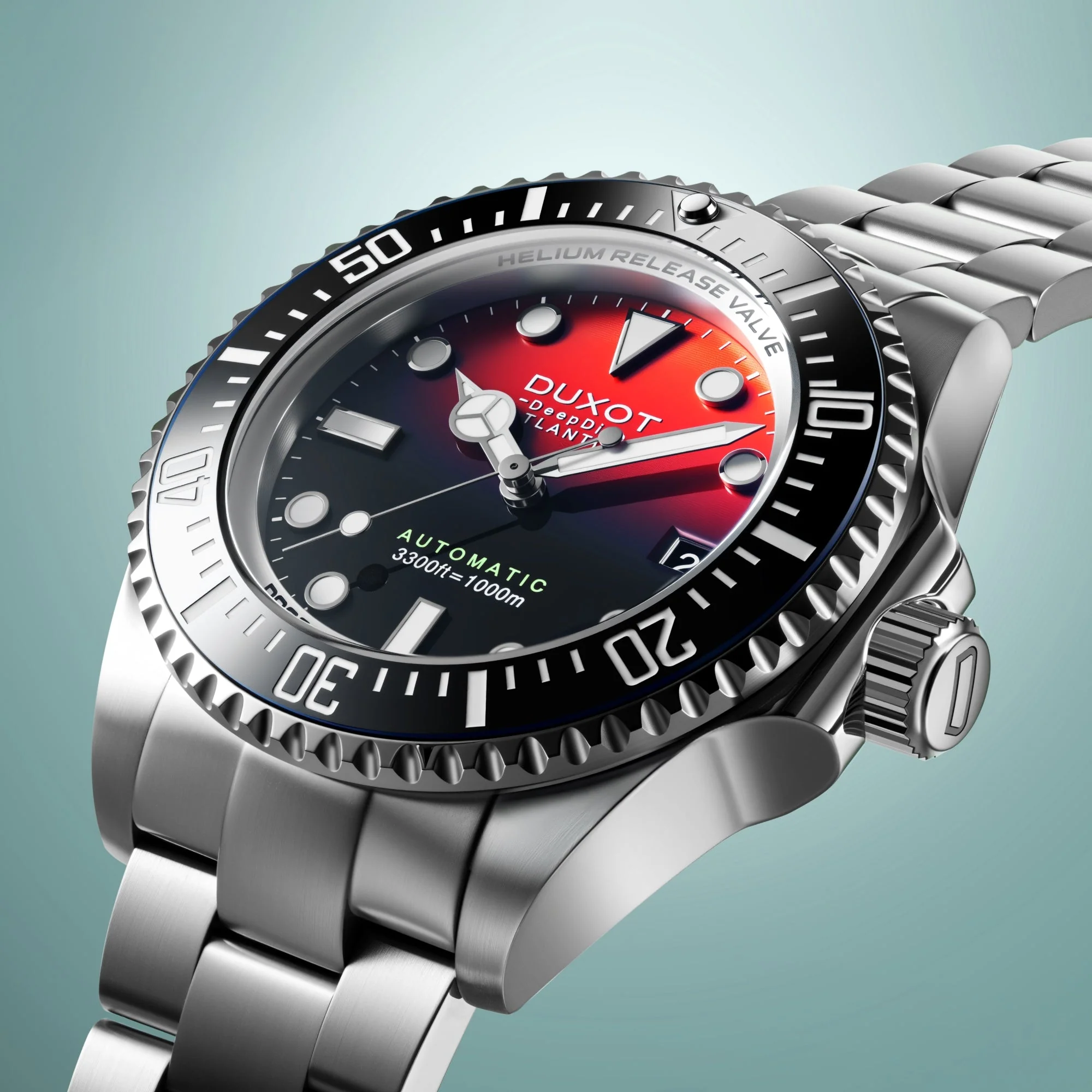 Atlantica Deep Dive Automatic Limited Edition Orange / Stainless Steel | Orange Dial - Image 3