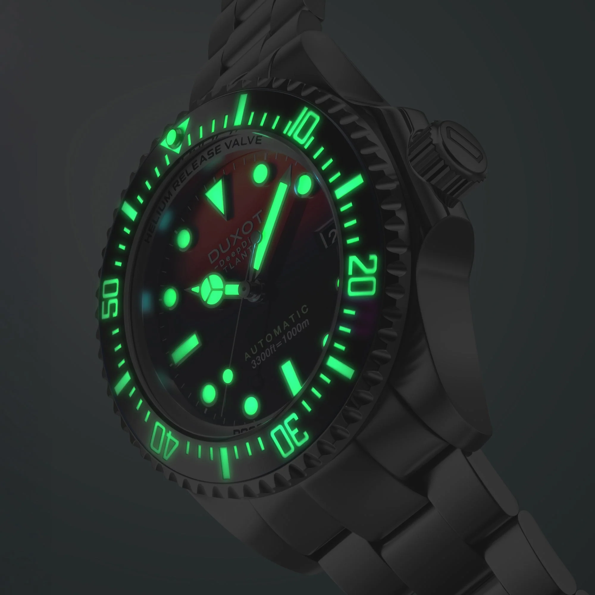 Atlantica Deep Dive Automatic Limited Edition Orange / Stainless Steel | Orange Dial - Image 4