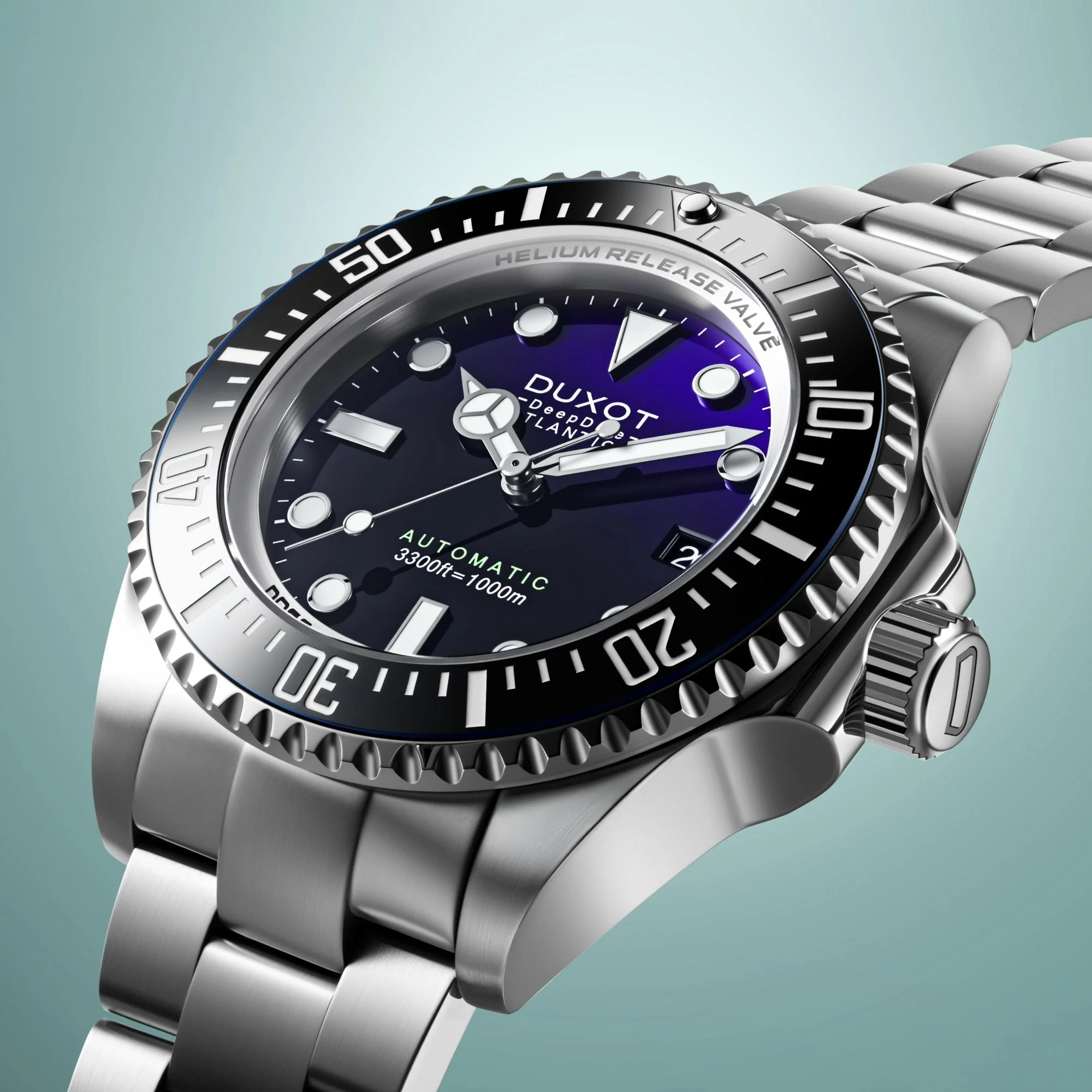 Atlantica Deep Dive Automatic Limited Edition Purple / Stainless Steel | Purple Dial - Image 3