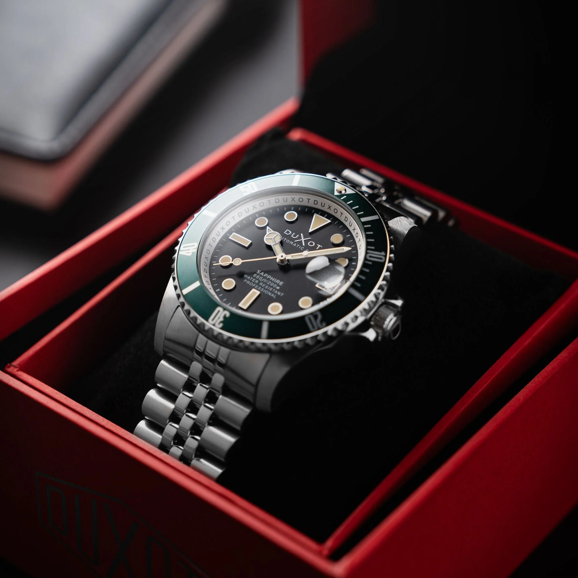Atlantica Diver Automatic Black & Green / Stainless Steel | Black Dial - Image 3