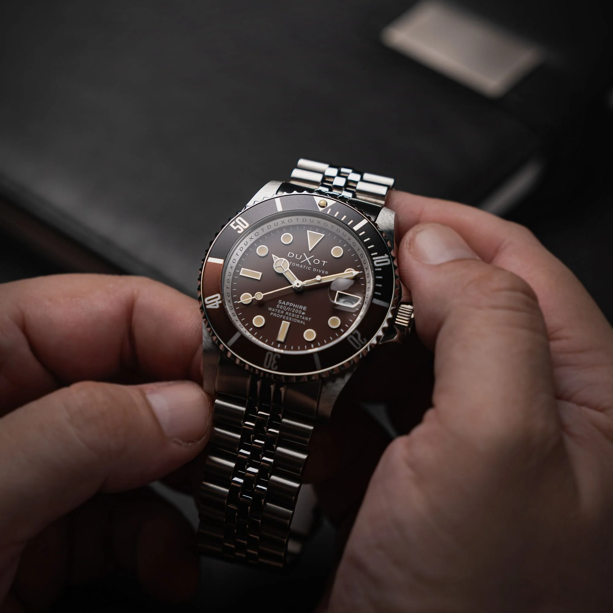 Atlantica Diver Automatic Brown / Stainless Steel | Brown Dial - Image 3