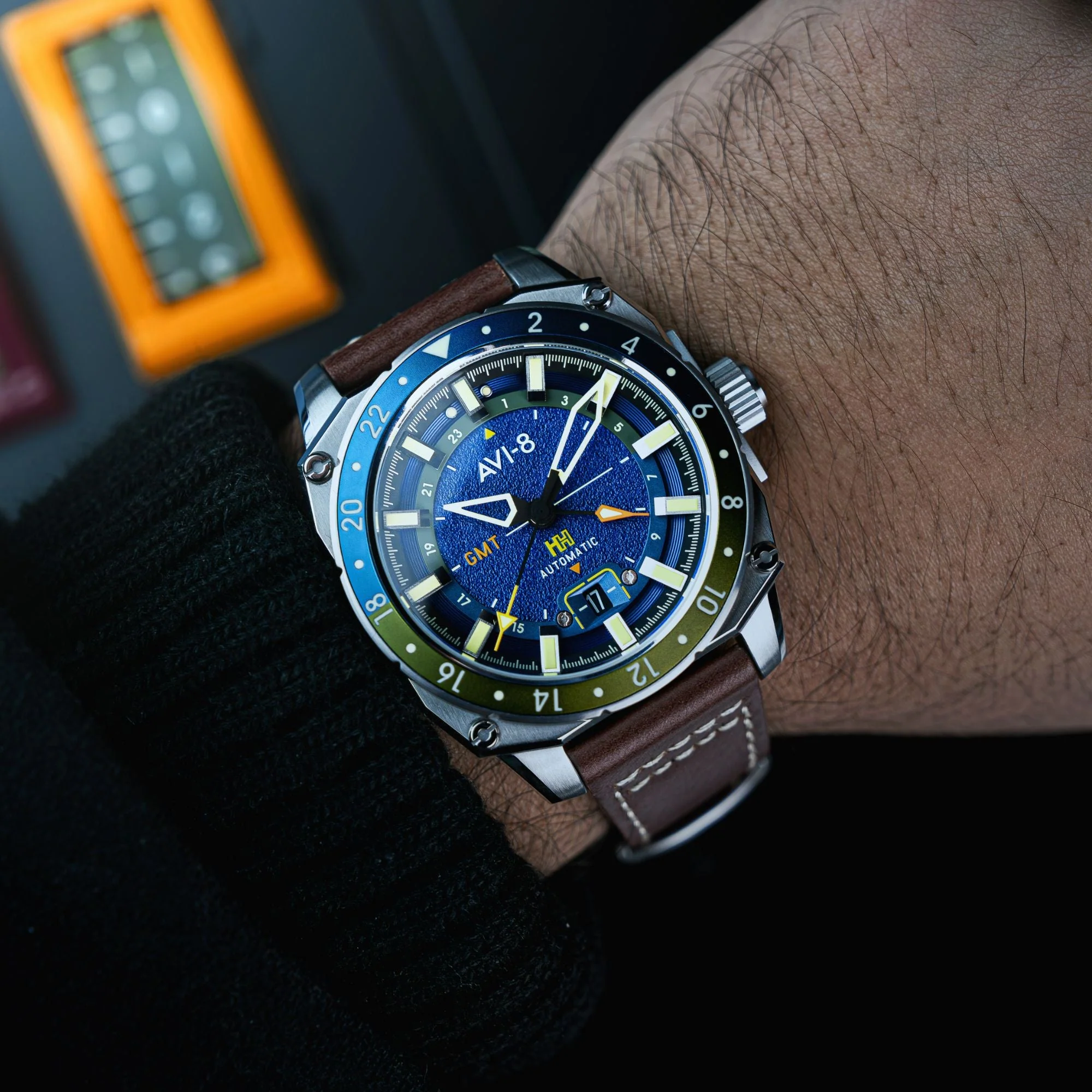Atlas Blue / Brown | Blue Dial - Image 2