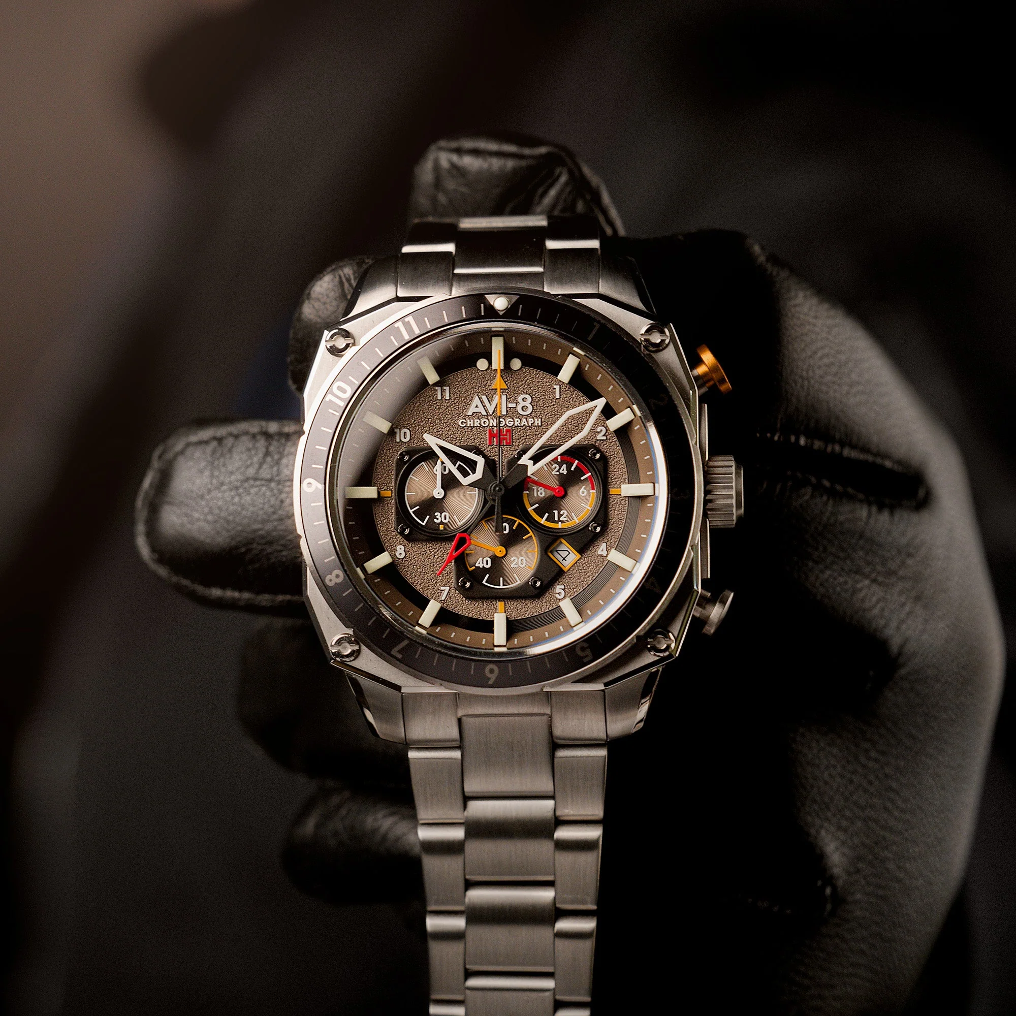 ATLAS DUAL TIME CHRONOGRAPH GREY / STAINLESS STEEL | Grey Dial - Image 4