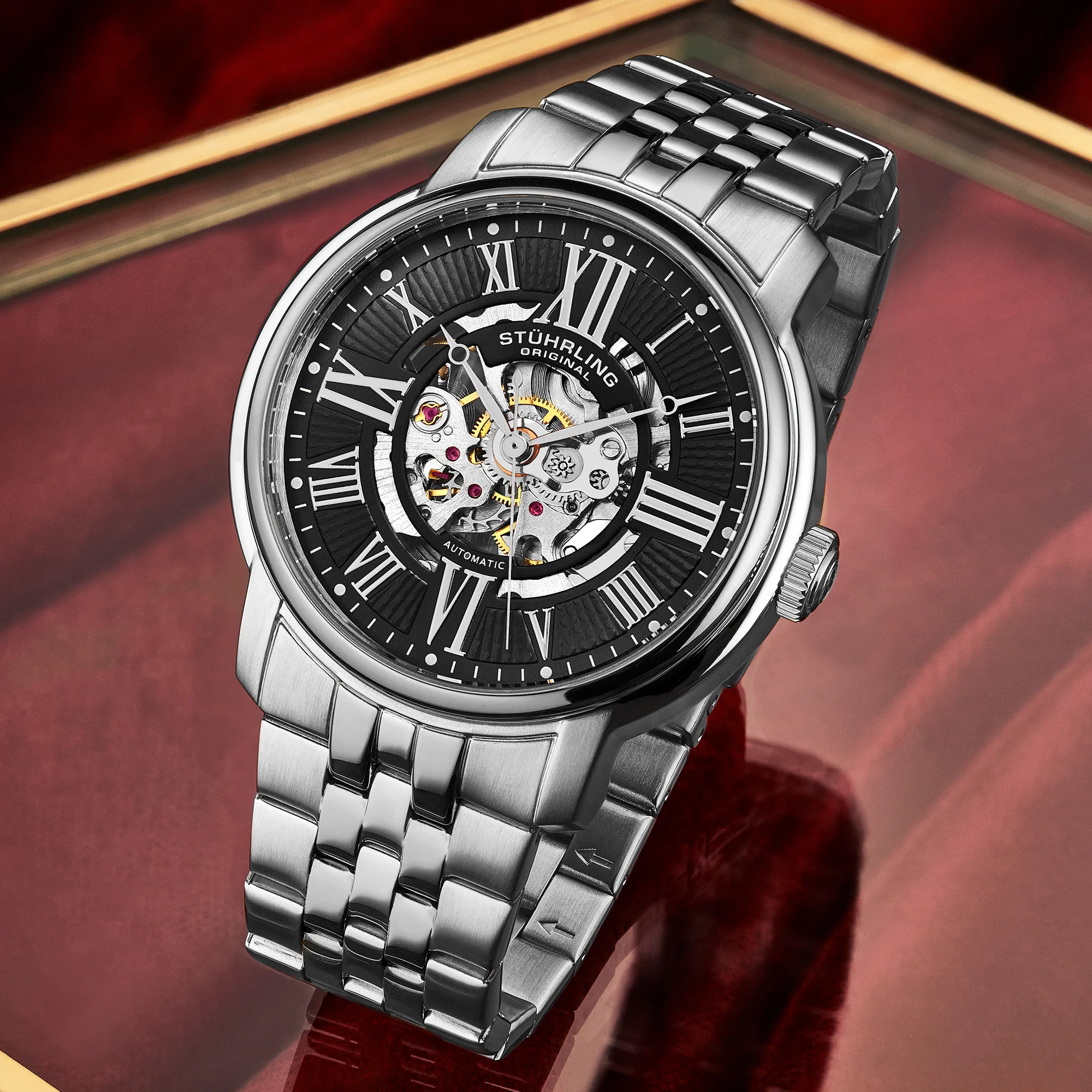 Atrium Automatic 42mm Skeleton Black/Silver | Black Dial - Image 2