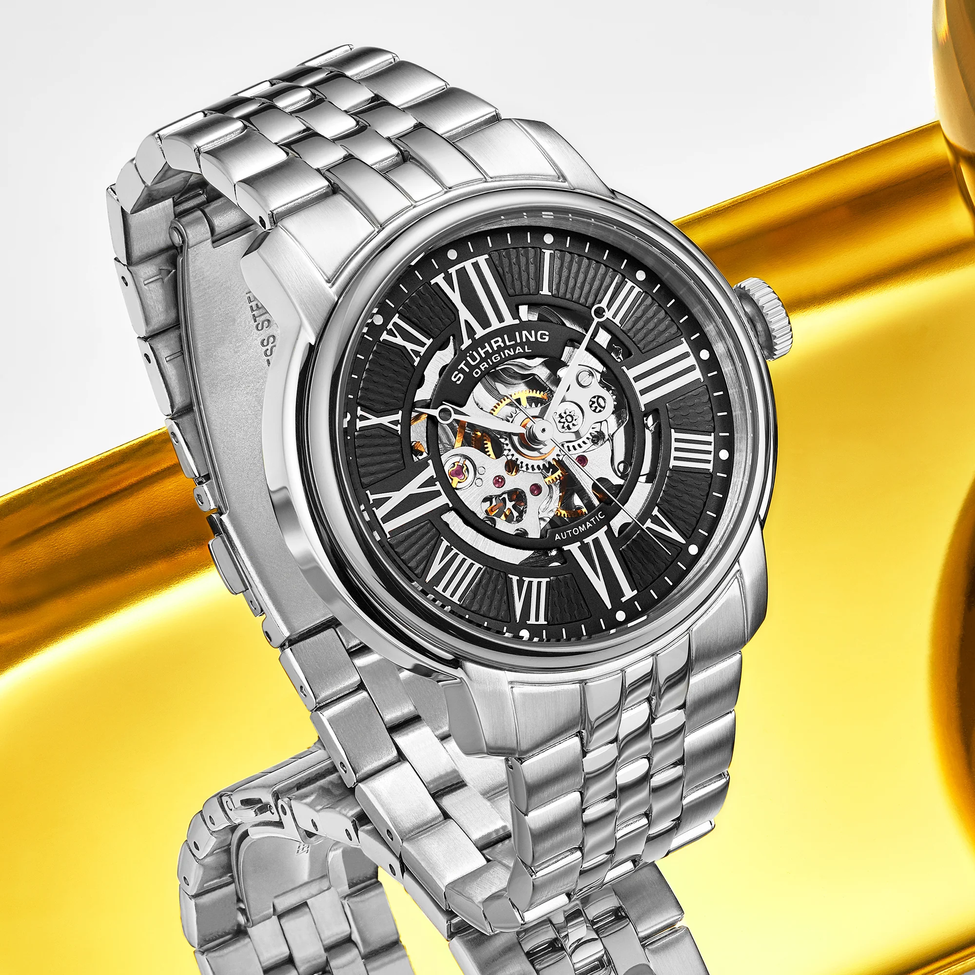 Atrium Automatic 42mm Skeleton Black/Silver | Black Dial - Image 3