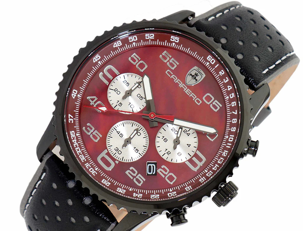 Aureum IP BLACK/MAROON | Maroon Dial - Image 4