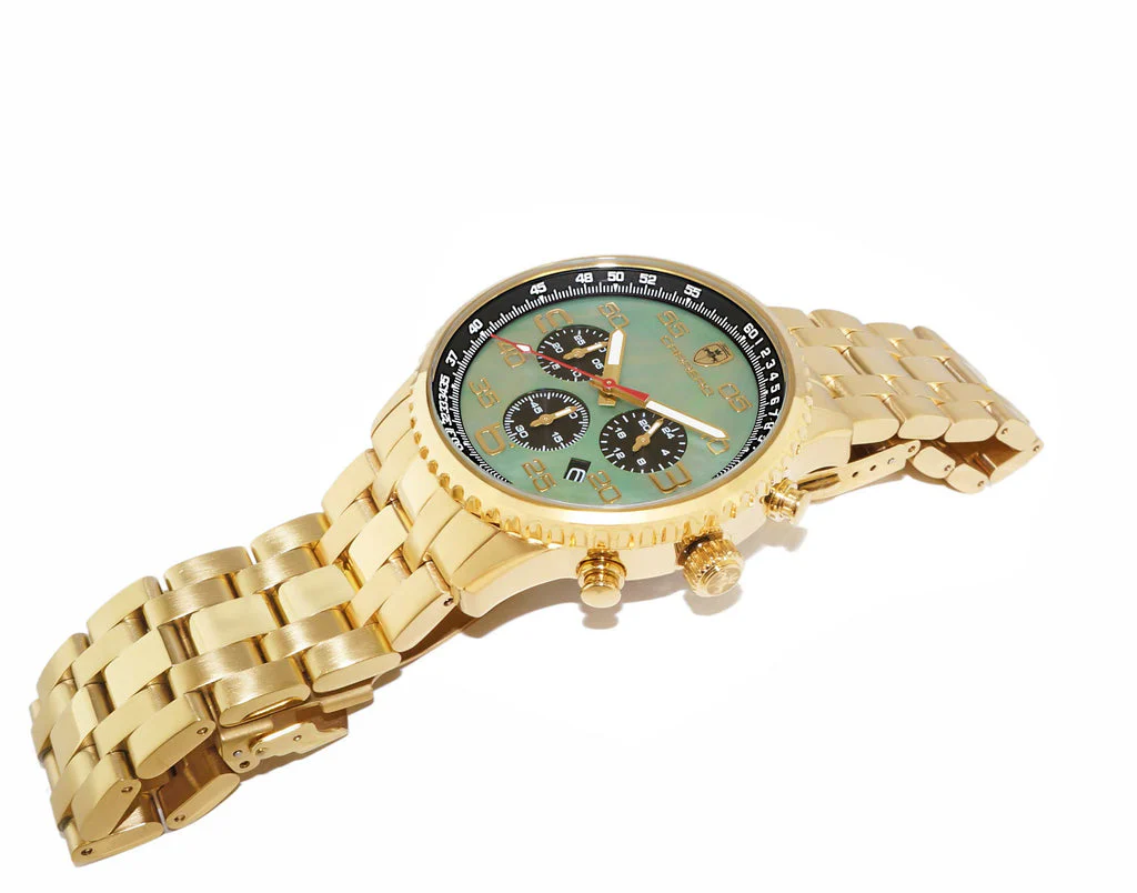 Aureum-MB Goldtone/Green | Green Dial - Image 2