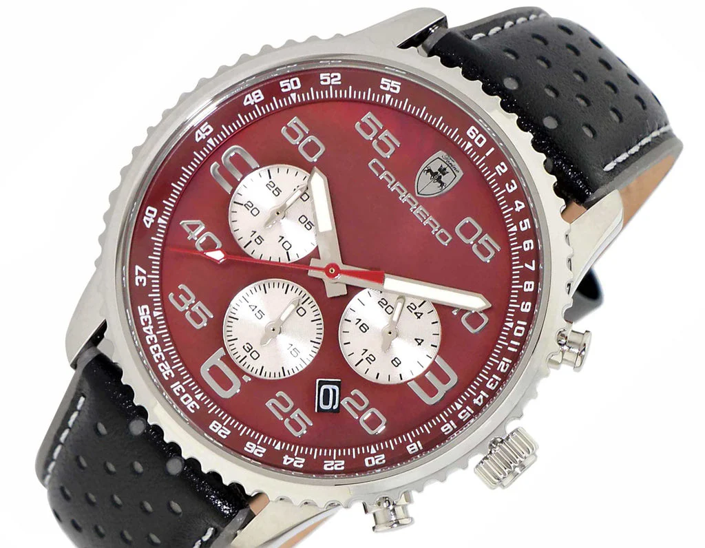 Aureum Silvertone/Maroon | Maroon Dial - Image 4