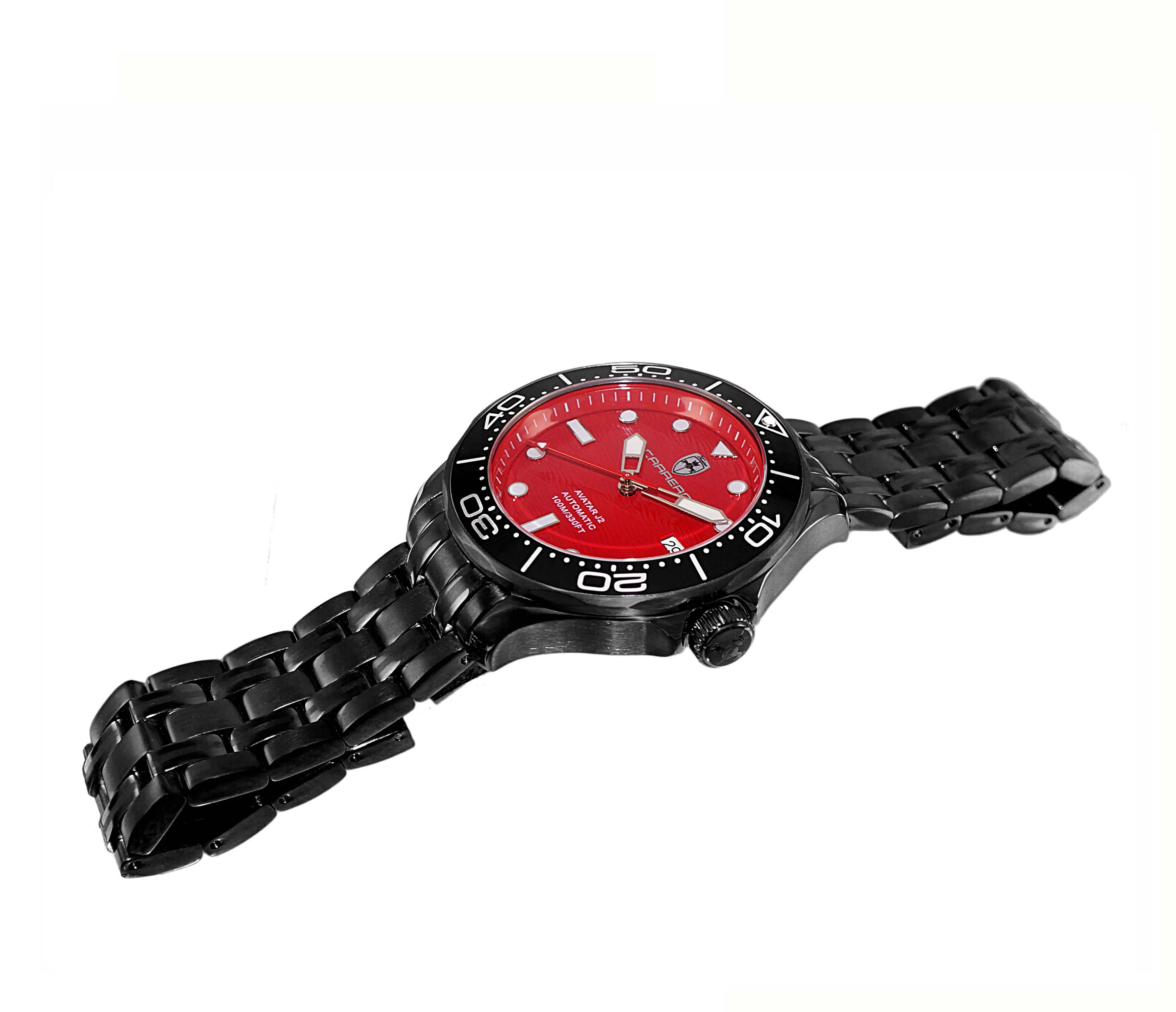 Avatar - J2 Black -IP tone/Black-Red | Red Dial - Image 2