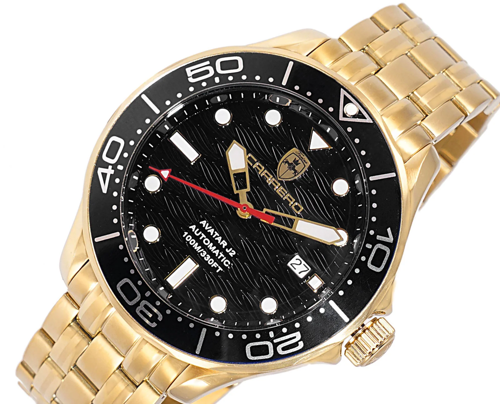AVATAR-J2 Goldtone/Black | Black Dial - Image 4