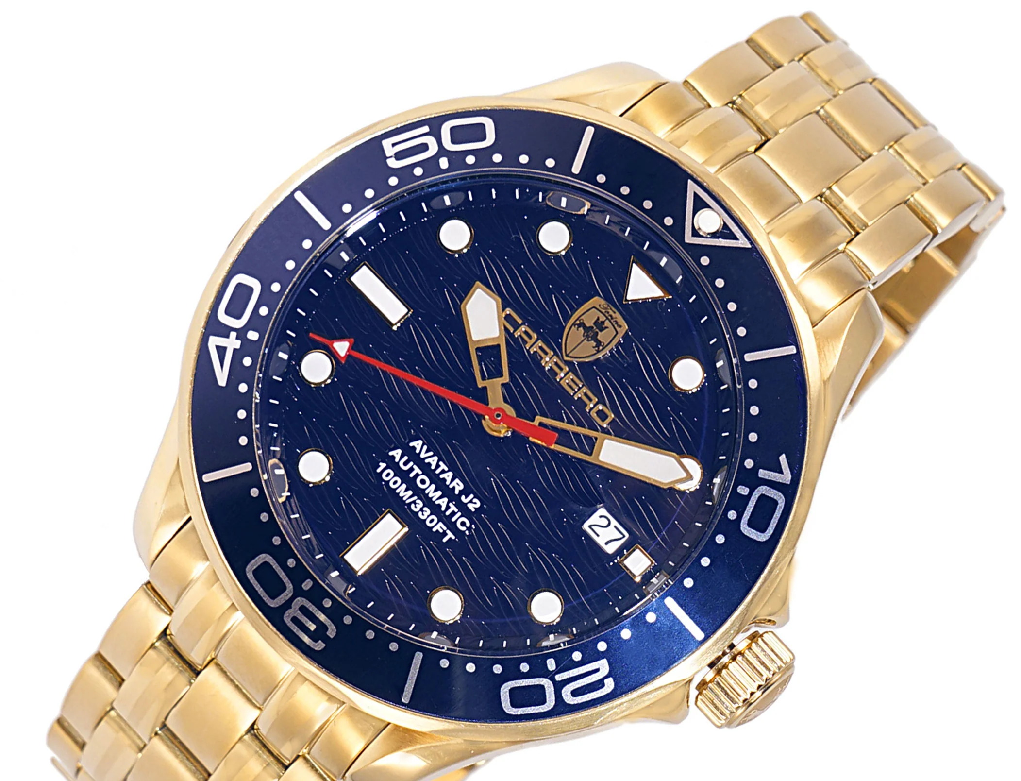 AVATAR-J2 Goldtone/Blue | Blue Dial - Image 4