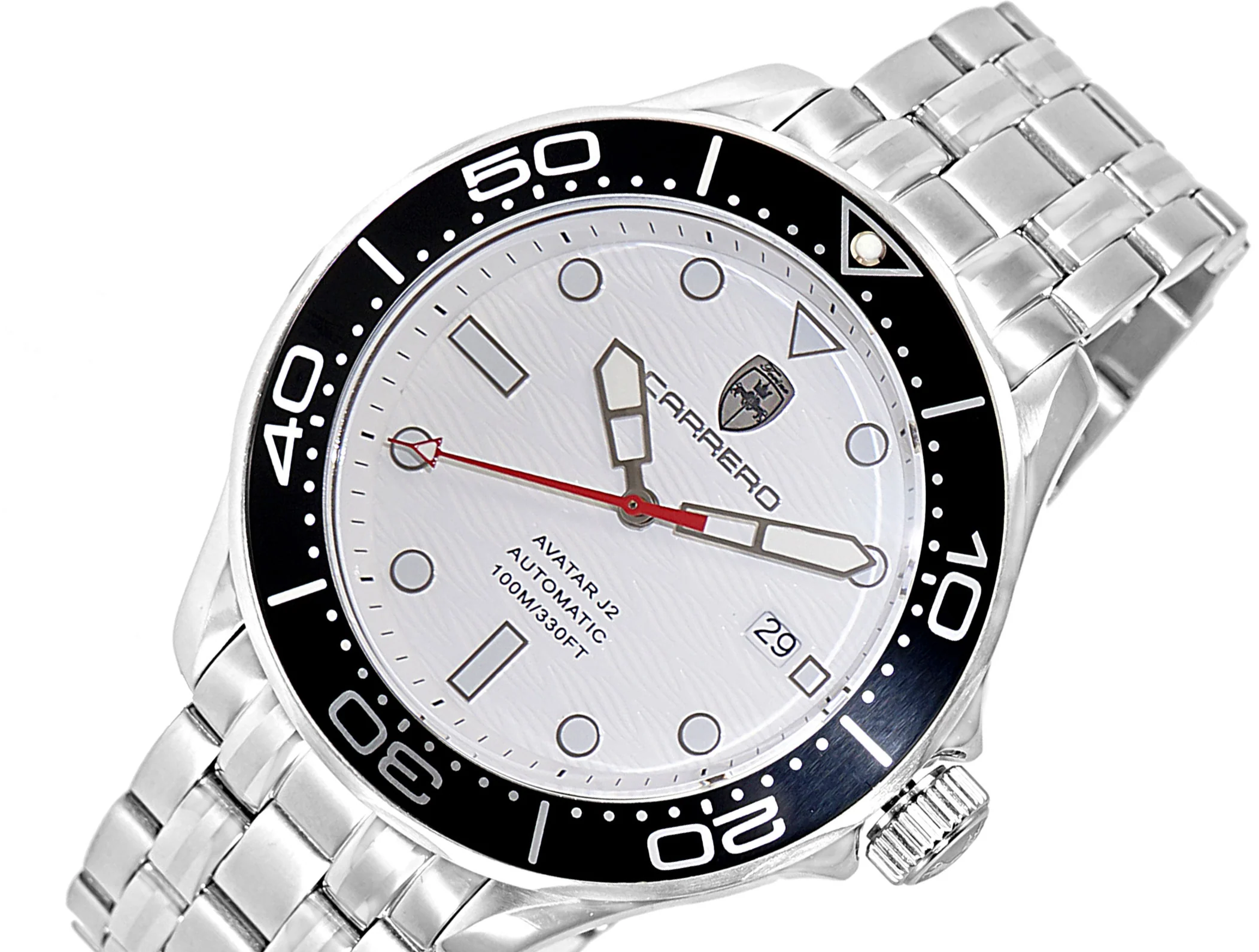 AVATAR-J2 Silvertone/White | White Dial - Image 4