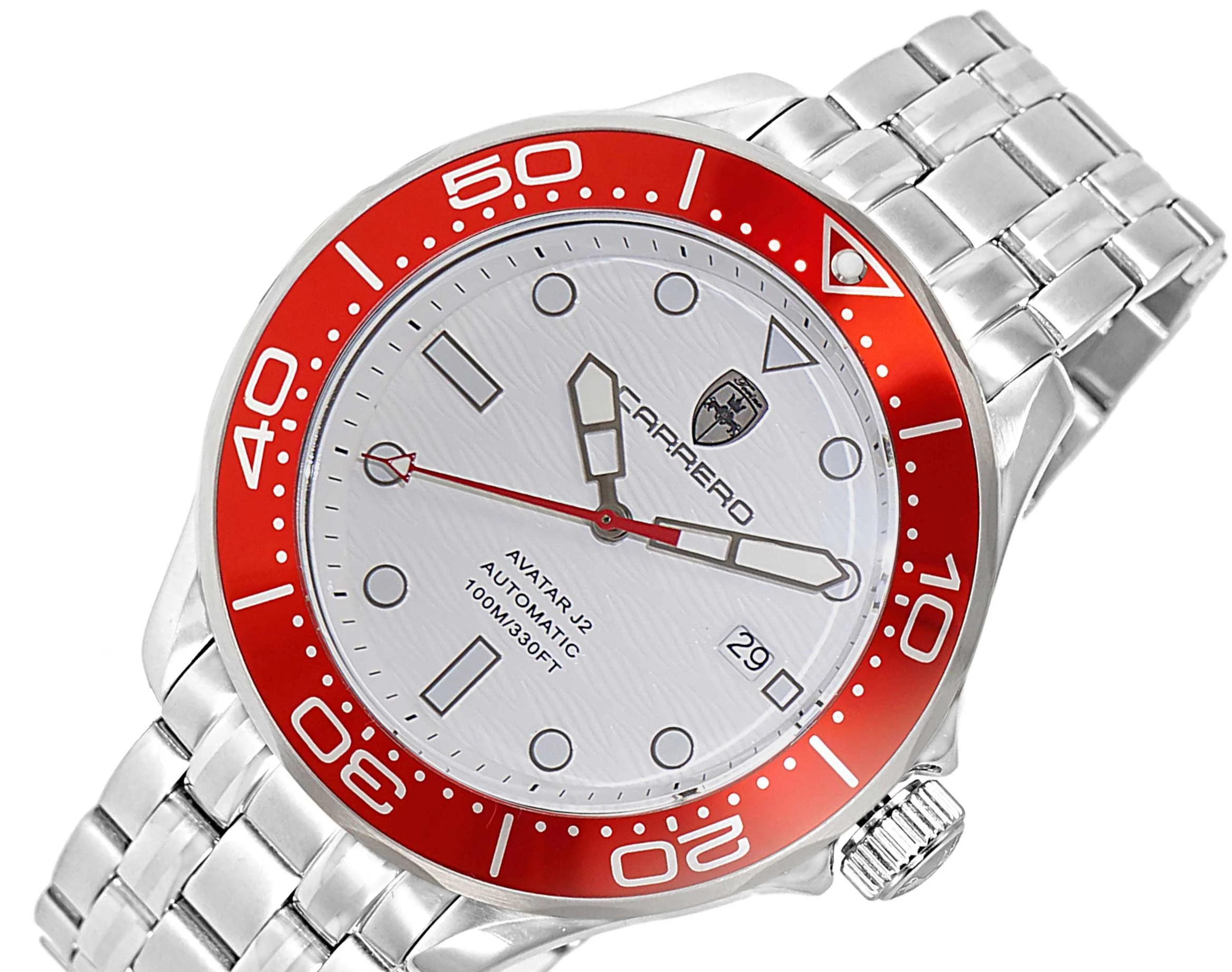 AVATAR-J2 White/Red | White Dial - Image 3