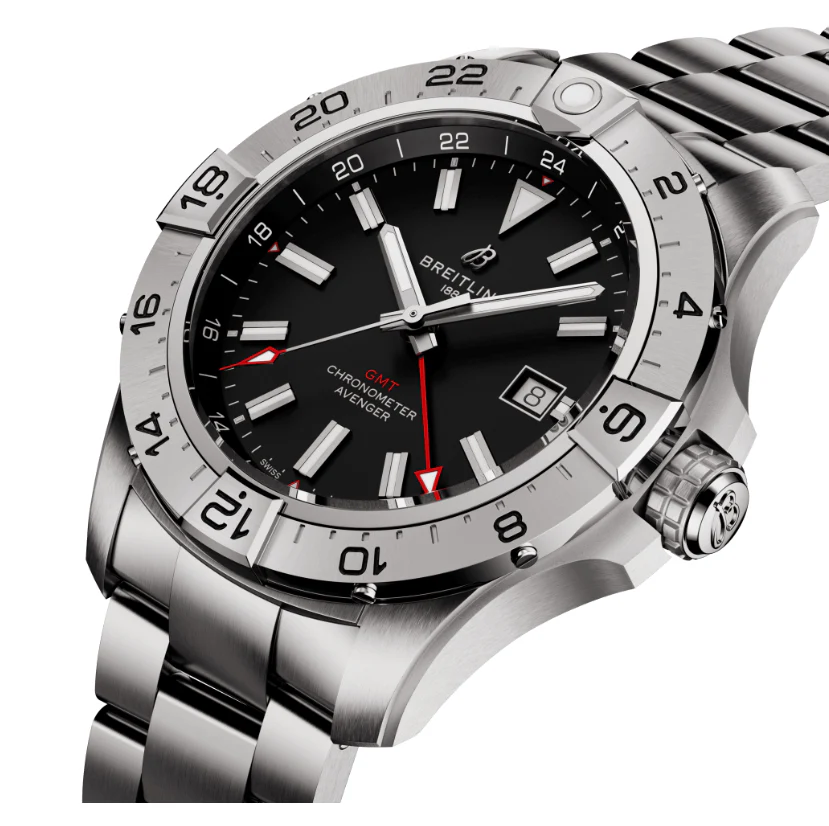 Avenger Automatic GMT 44mm / Black | Black Dial - Image 2