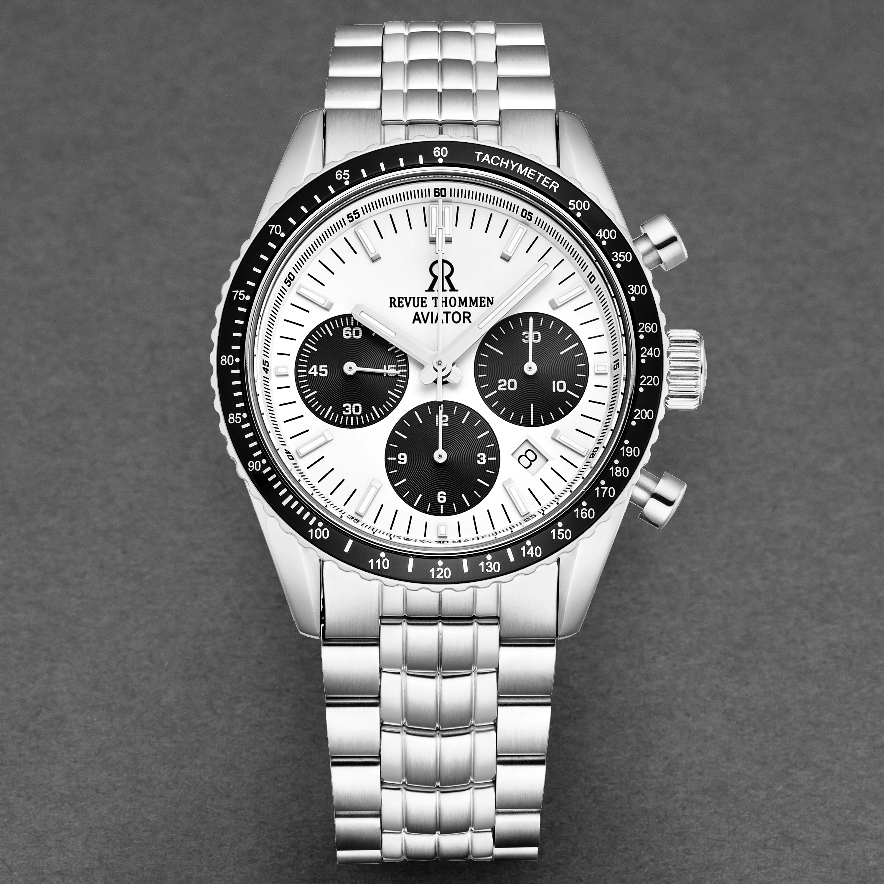 Aviator 17000.6132 / Silver | Silver Dial - Image 4