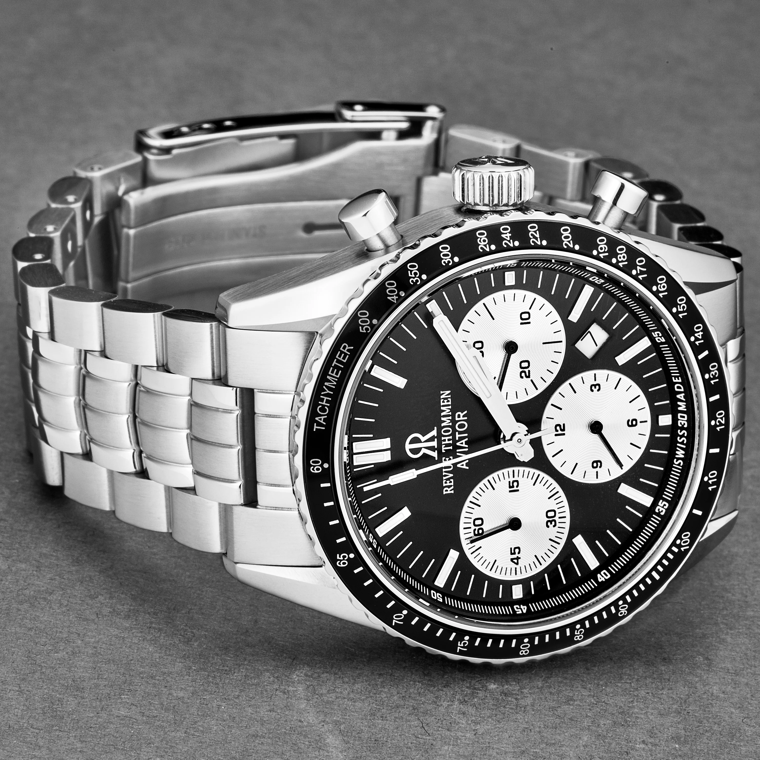 Aviator 17000.6134 / Black | Black Dial - Image 2