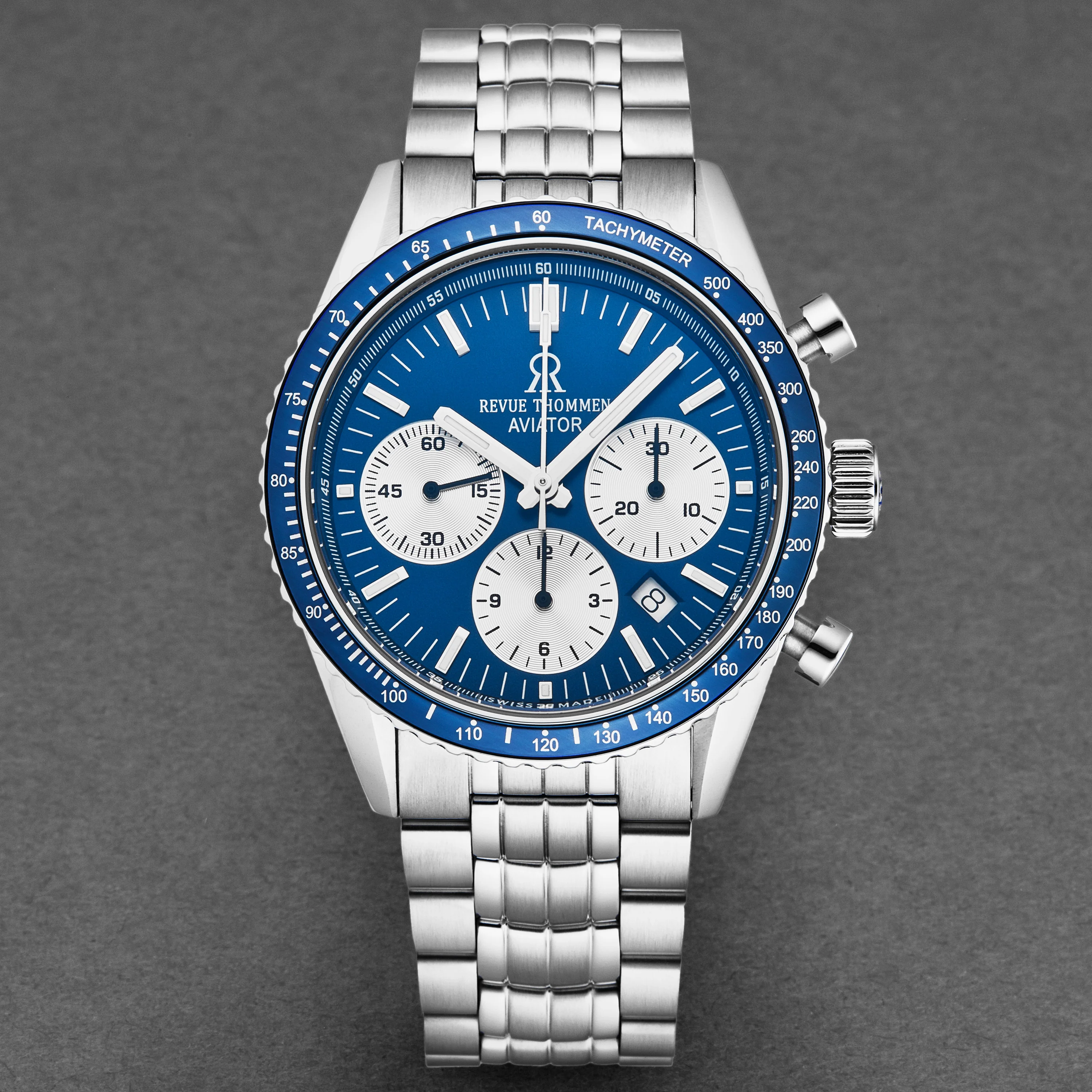 Aviator 17000.6135 / Blue | Blue Dial - Image 4