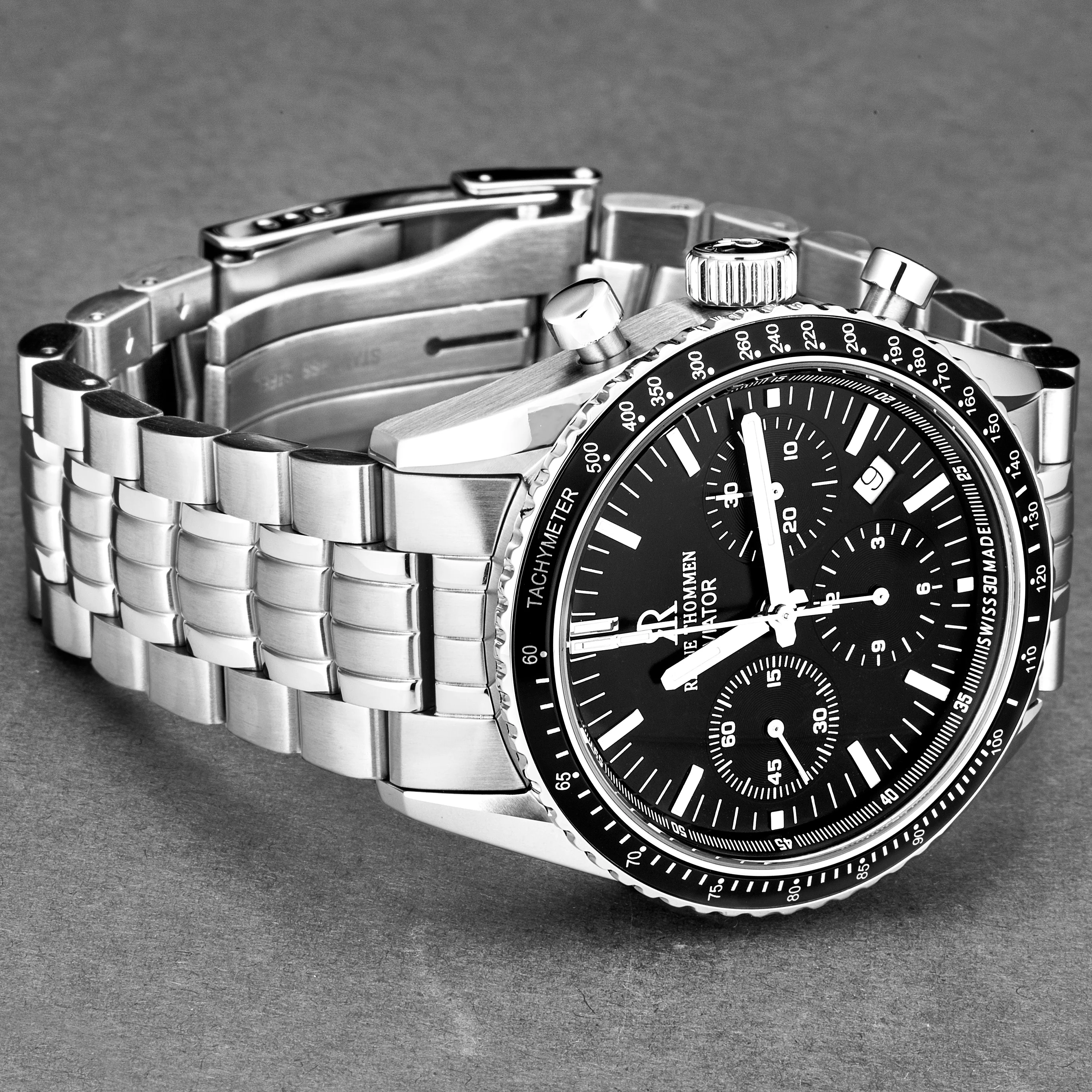 Aviator 17000.6137 / Black | Black Dial - Image 2