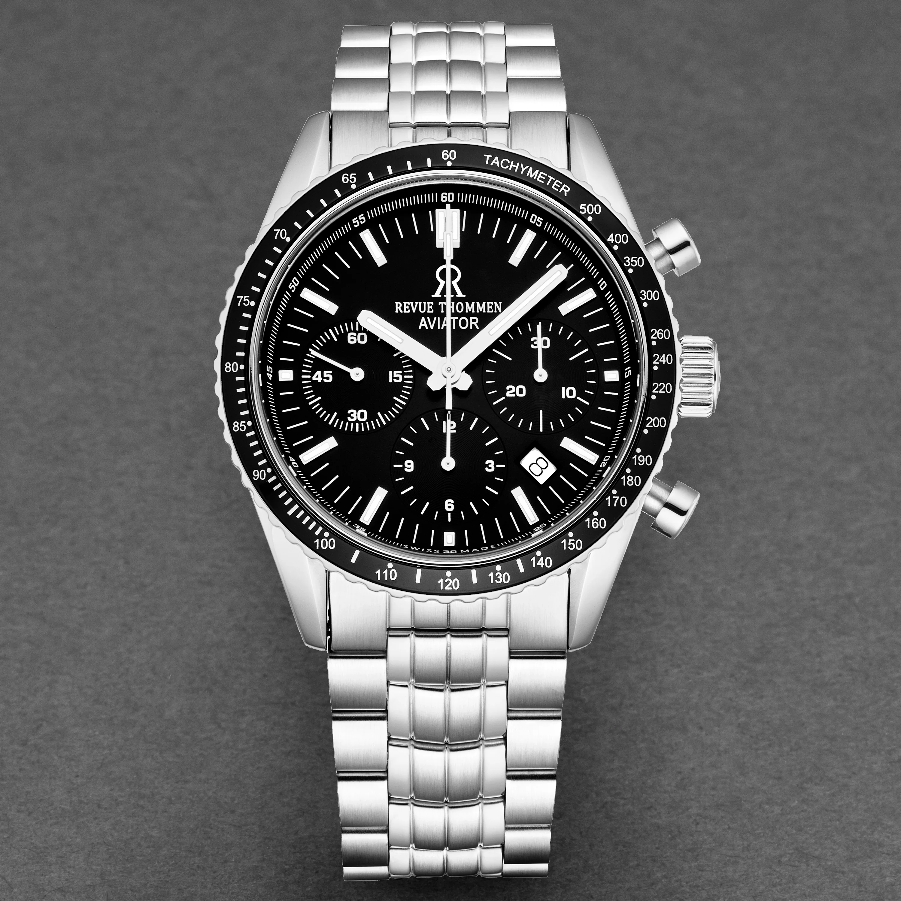 Aviator 17000.6137 / Black | Black Dial - Image 4