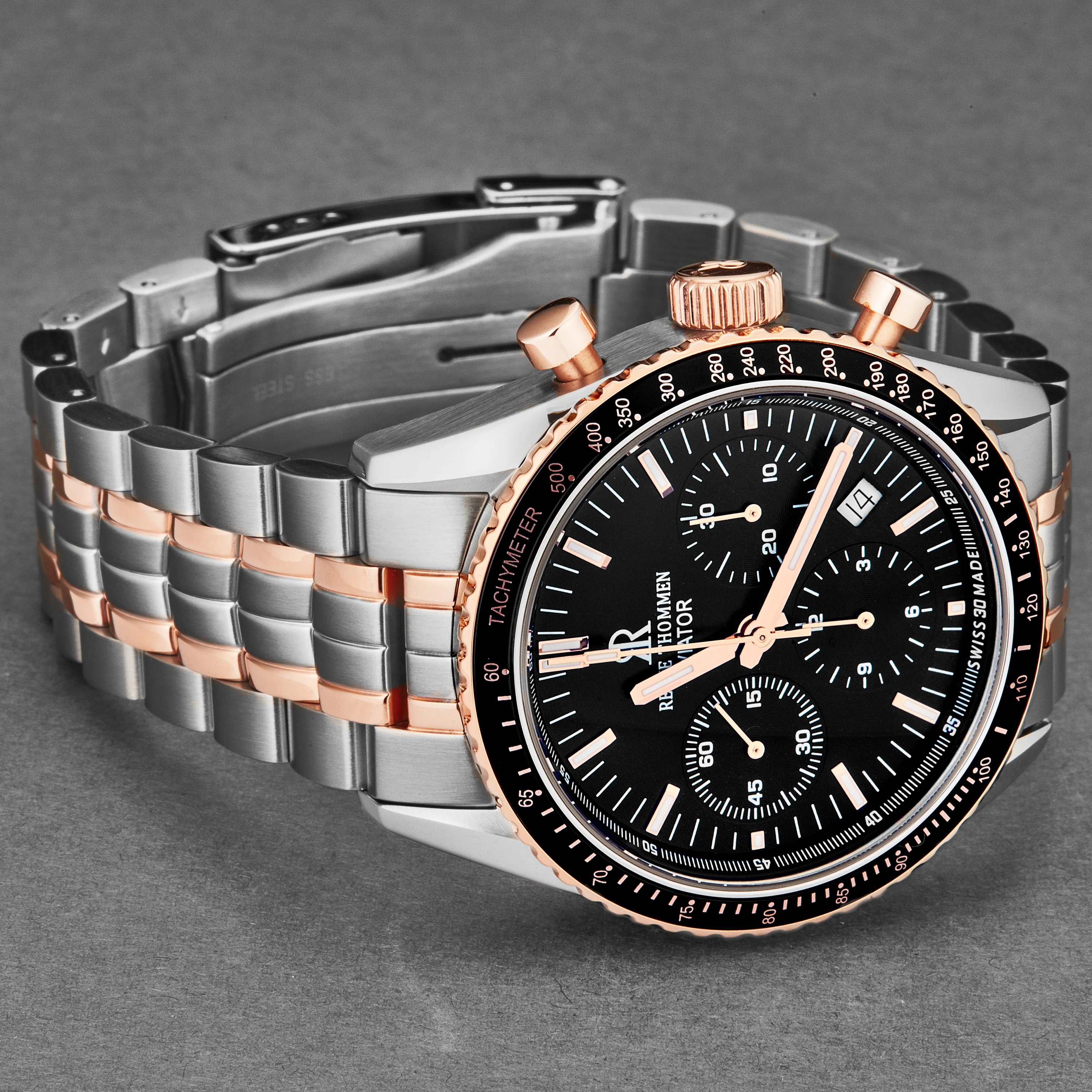 Aviator 17000.6157 / Black | Black Dial - Image 2