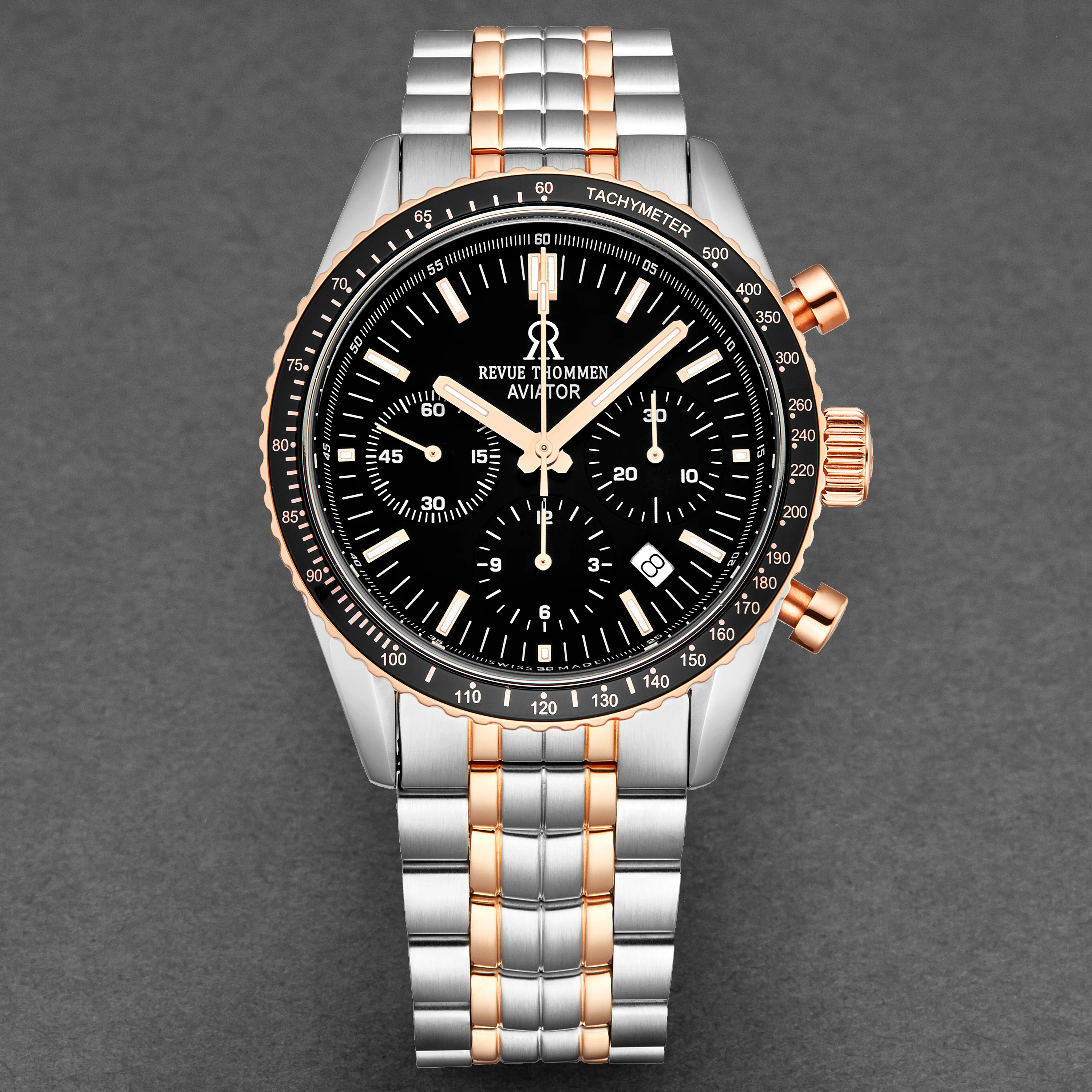 Aviator 17000.6157 / Black | Black Dial - Image 4