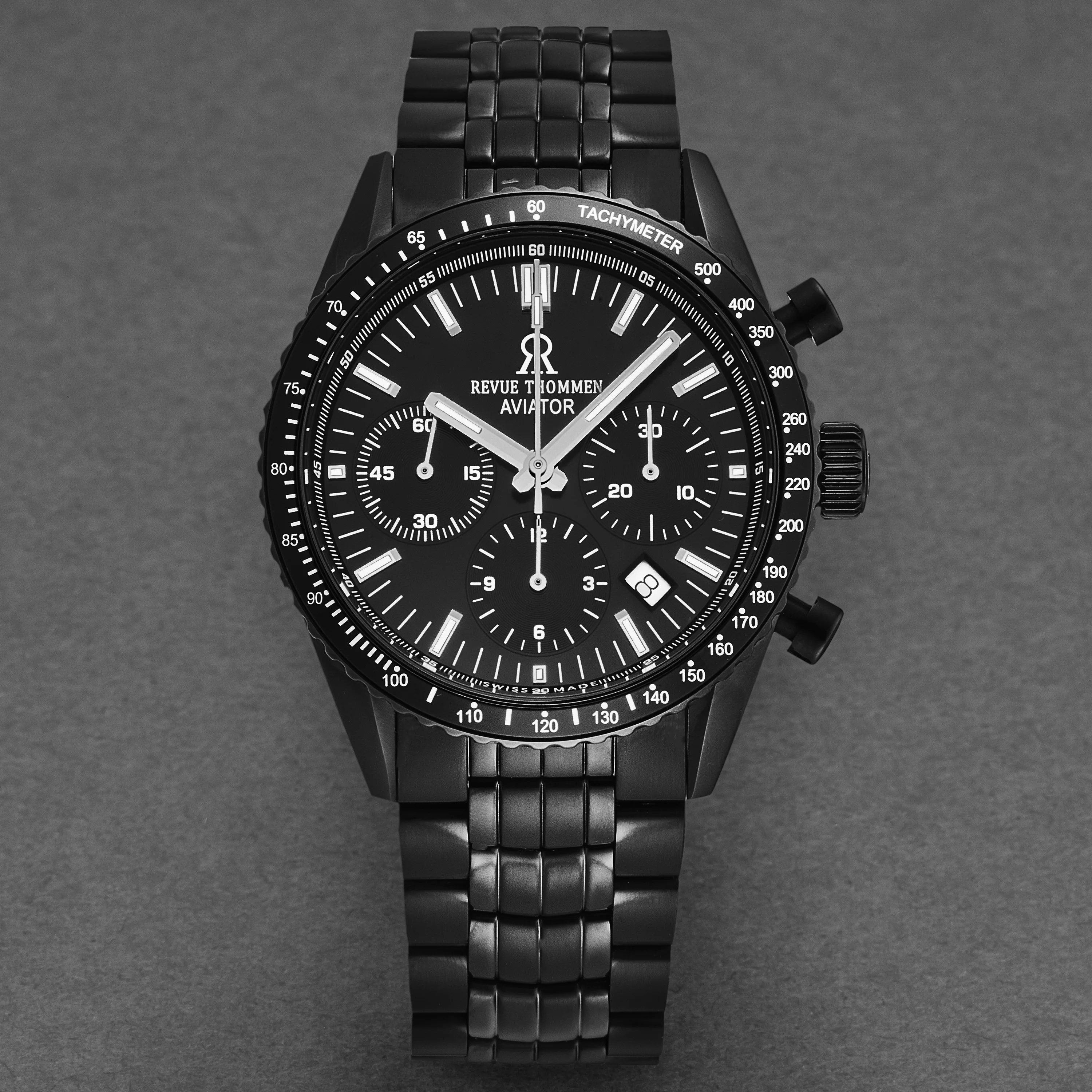 Aviator 17000.6177 / Black | Black Dial - Image 4