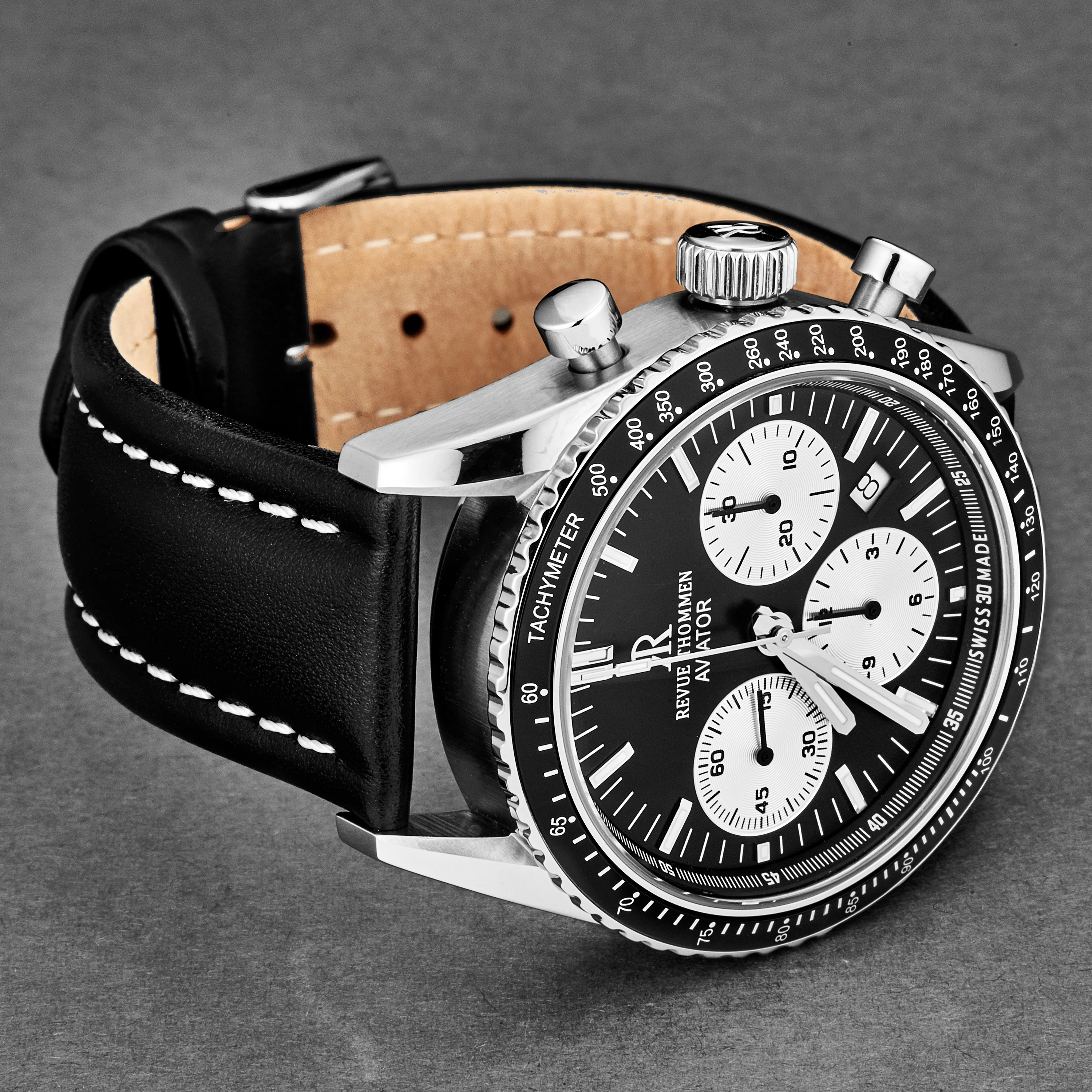 Aviator 17000.6534 / Black | Black Dial - Image 2