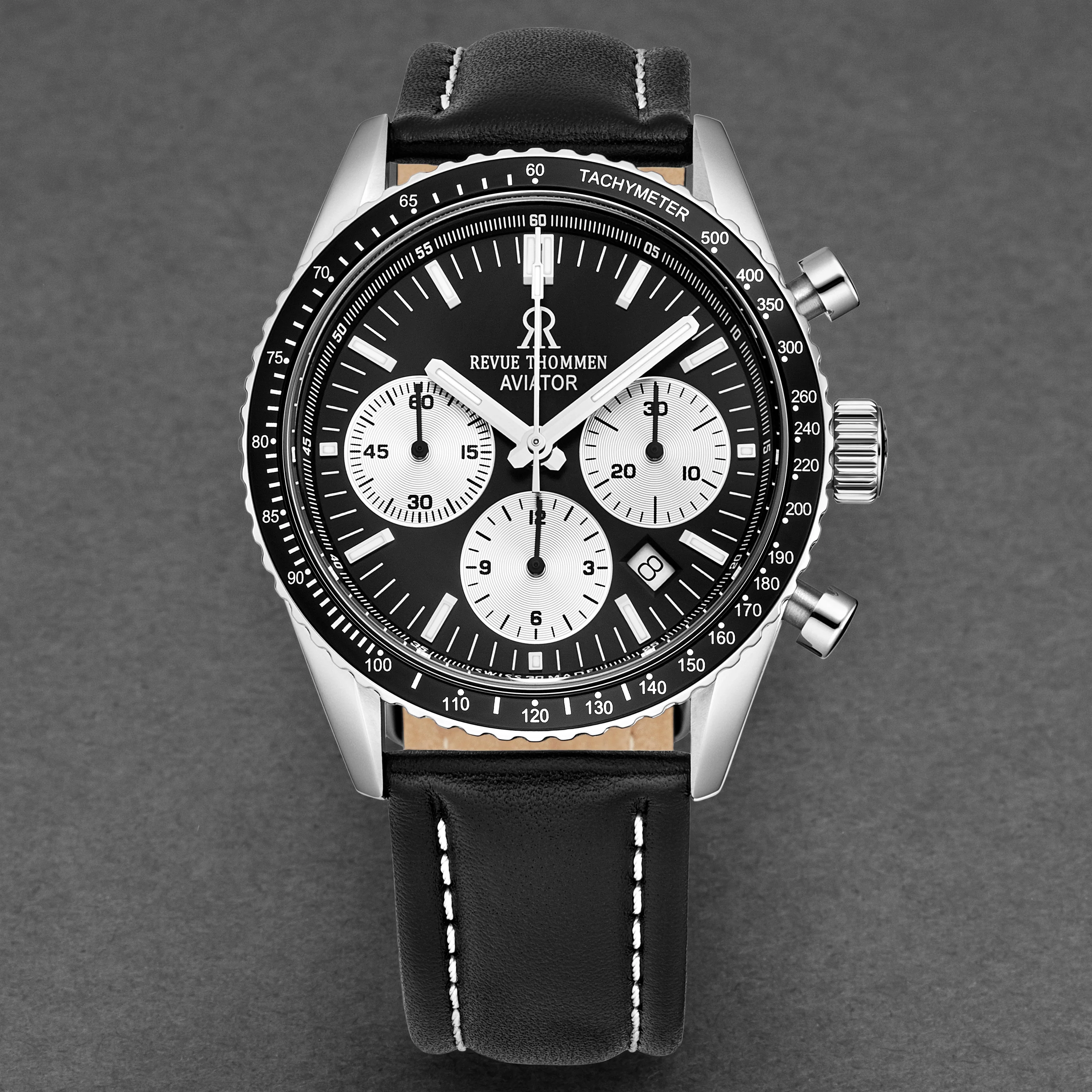 Aviator 17000.6534 / Black | Black Dial - Image 4