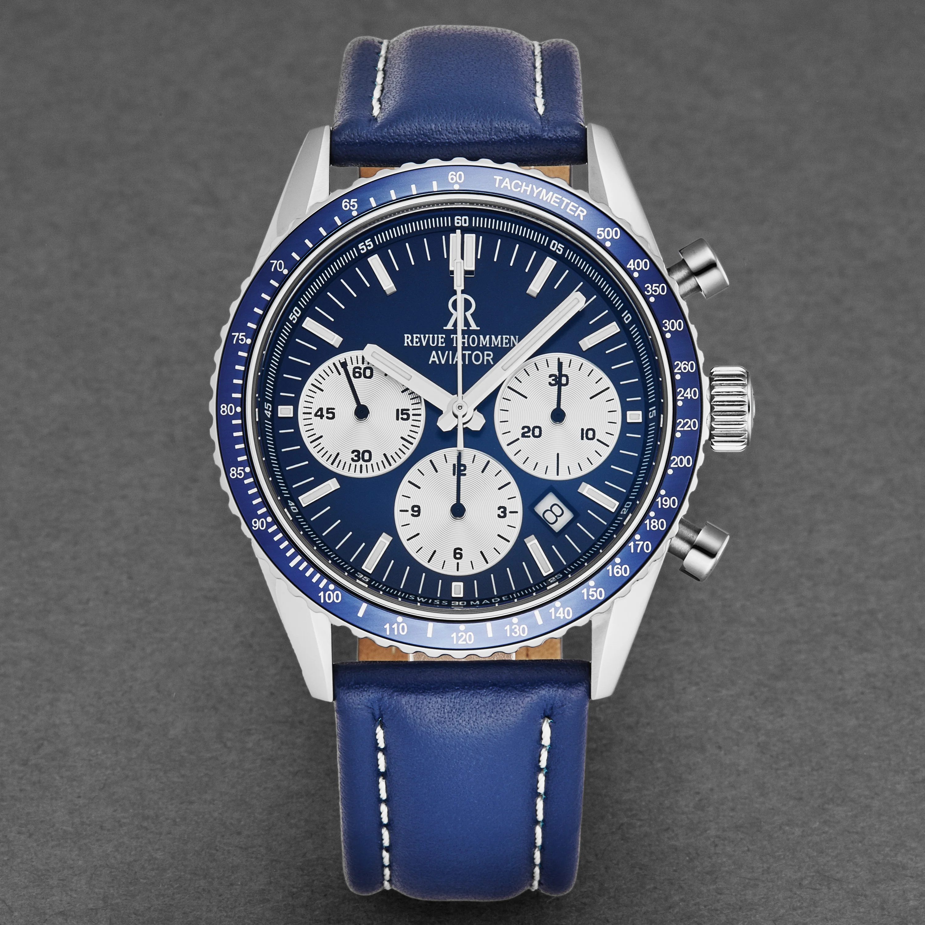 Aviator 17000.6535 / Blue | Blue Dial - Image 4