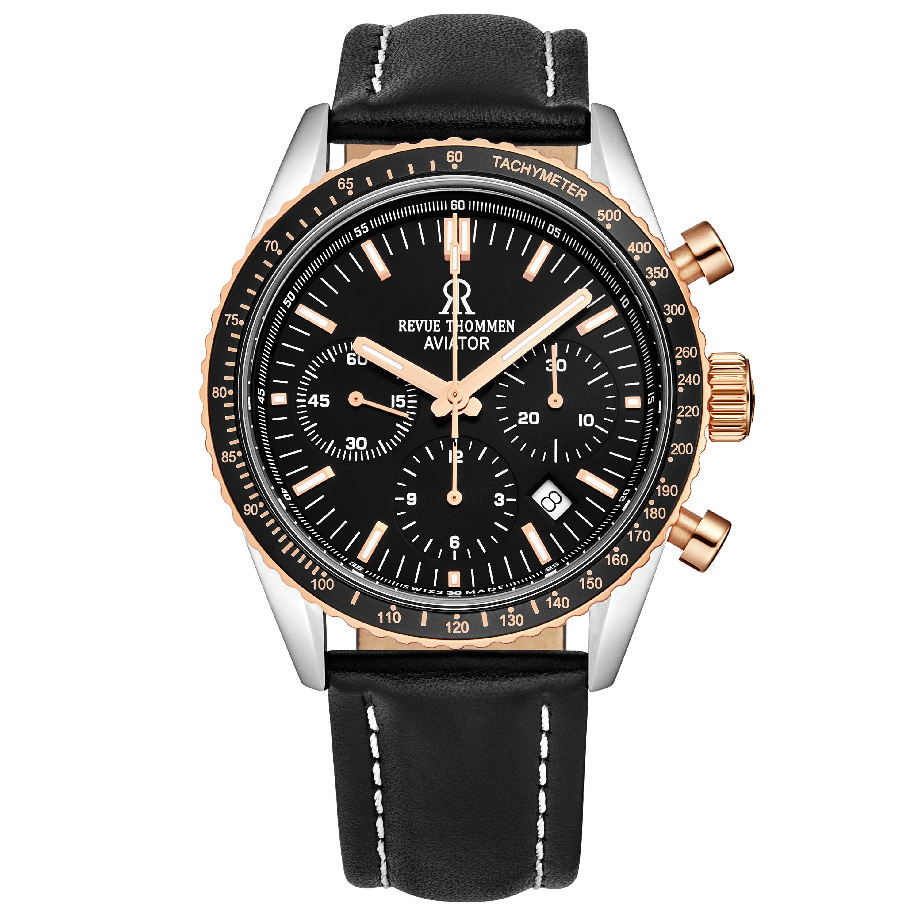 Aviator 17000.6557 / Black | Black Dial