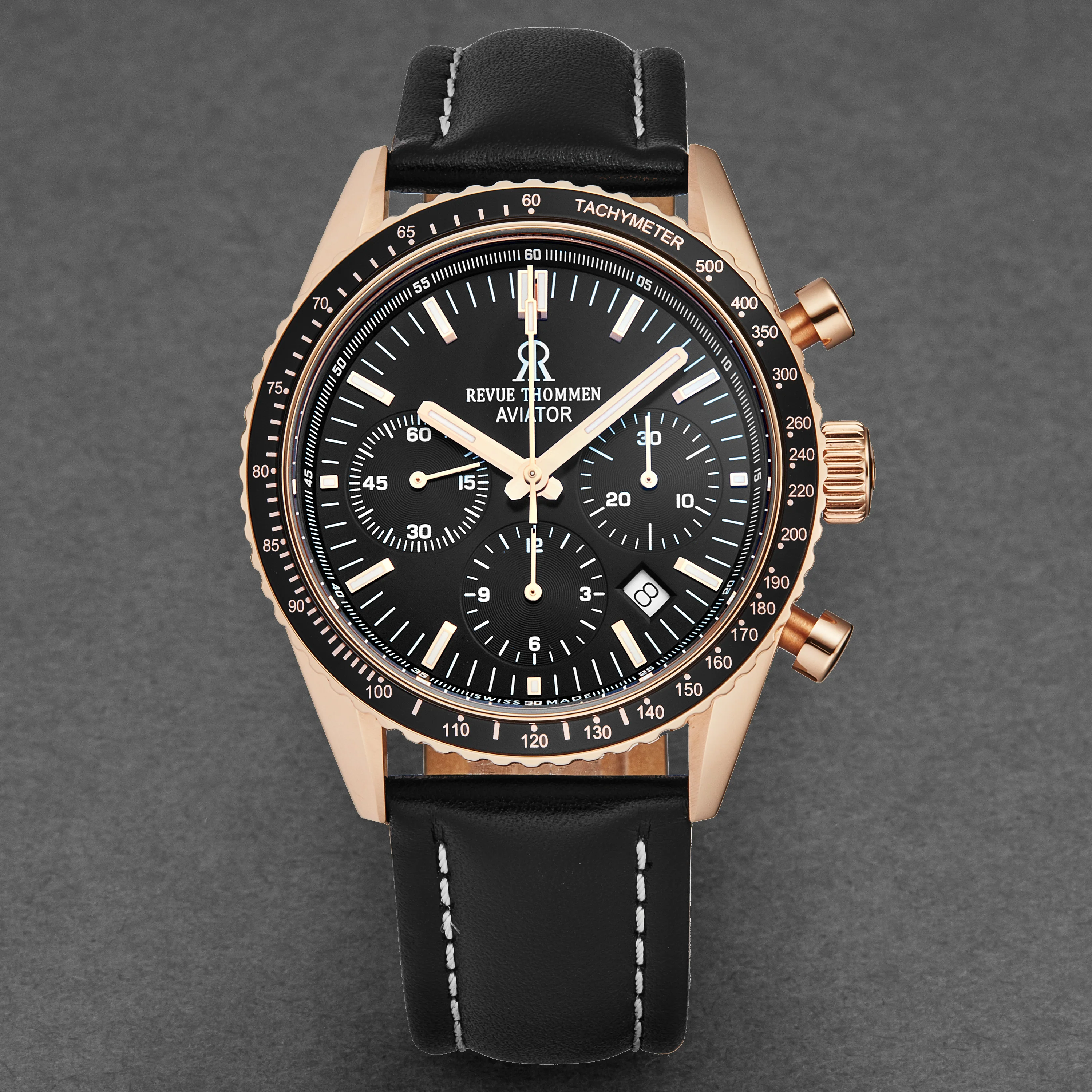 Aviator 17000.6567 / Black | Black Dial - Image 4