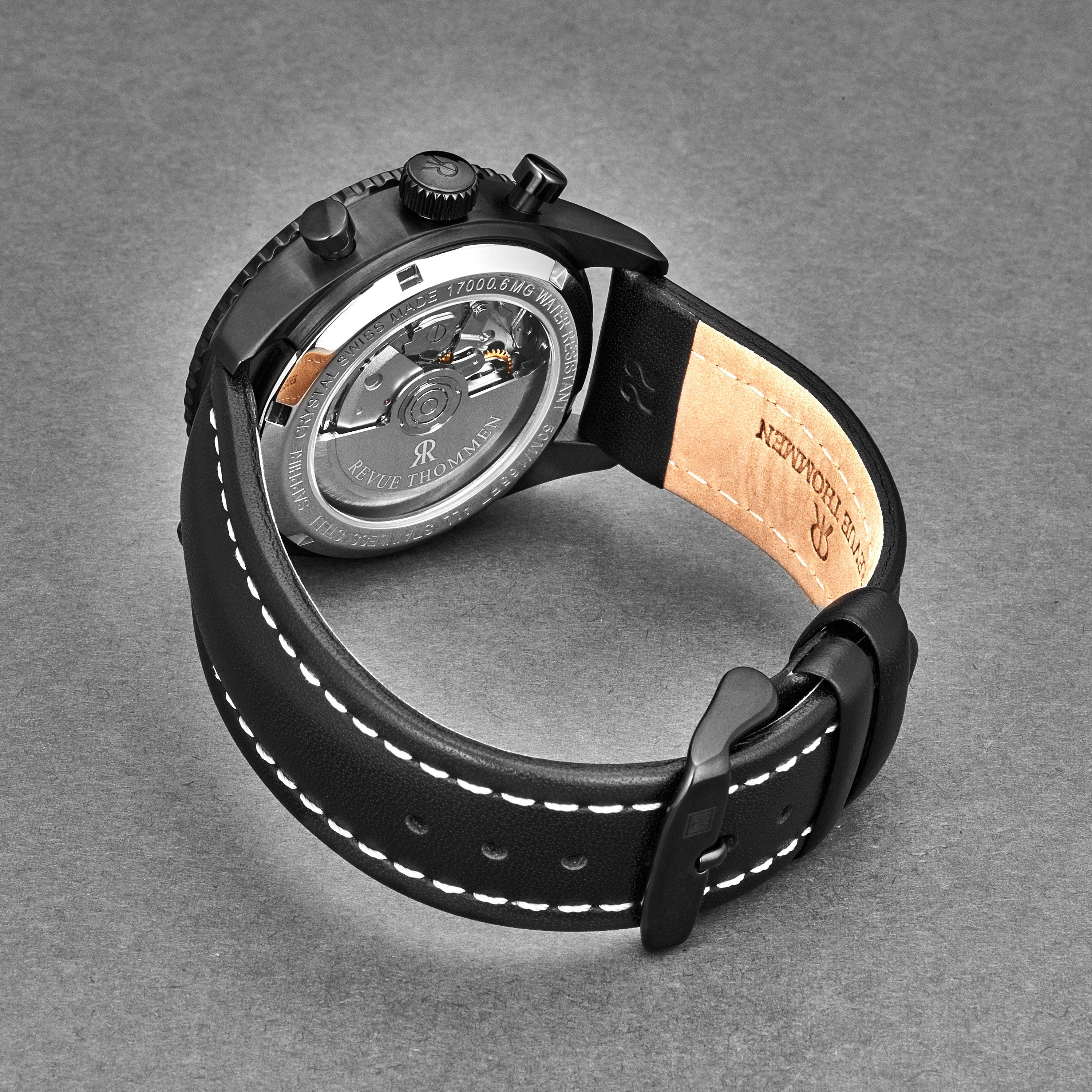 Aviator 17000.6577 / Black | Black Dial - Image 3