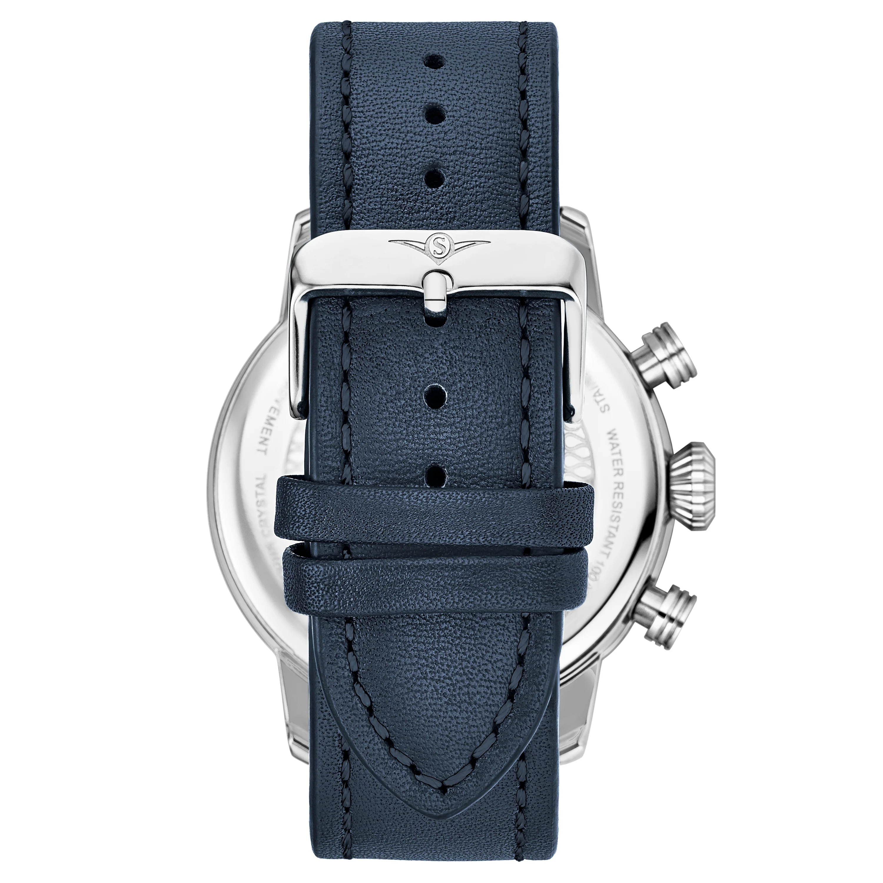 Aviator Blue/ Leather | Blue Dial - Image 2