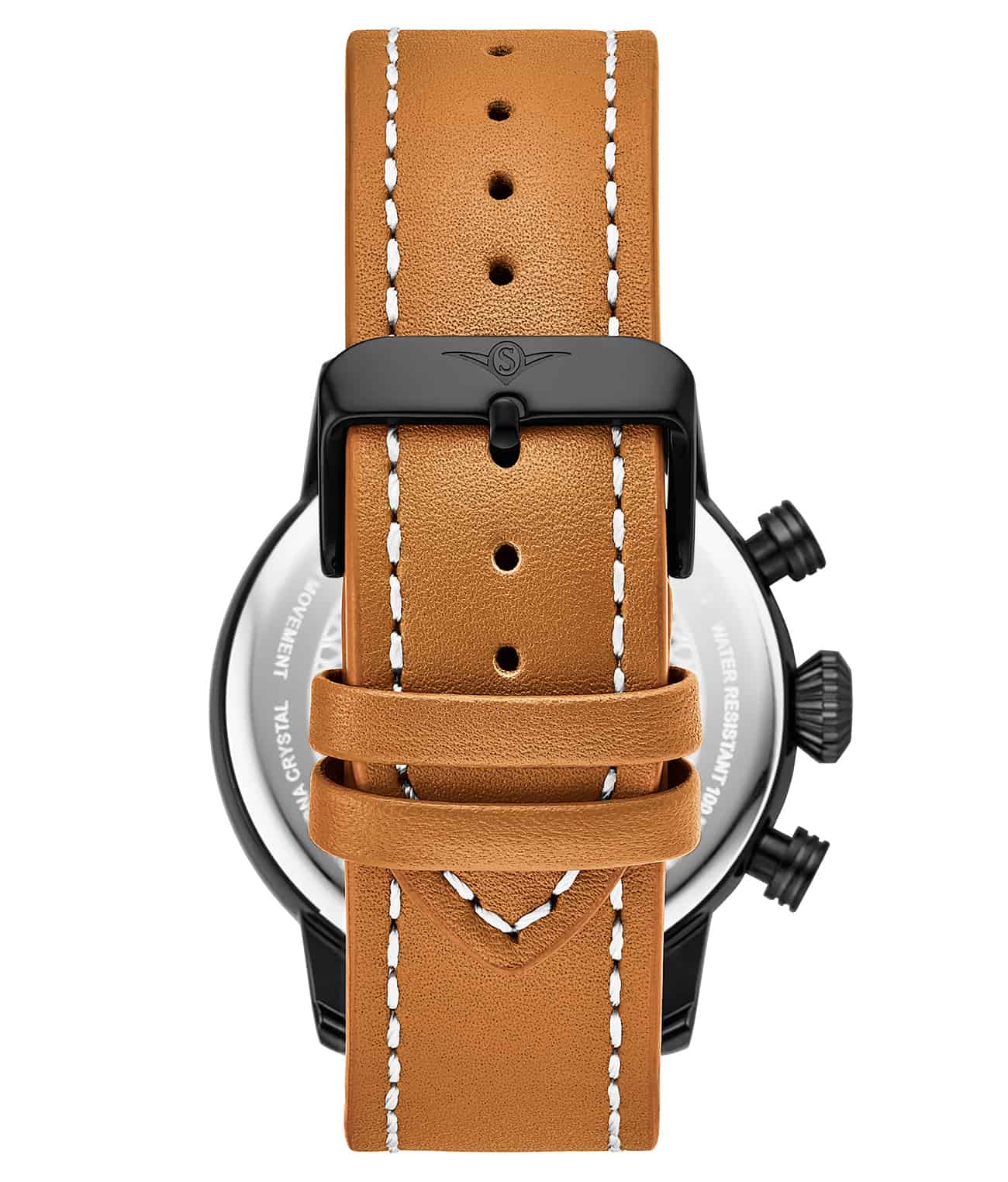 Aviator Black Dial / Tan Leather | Black Dial - Image 2