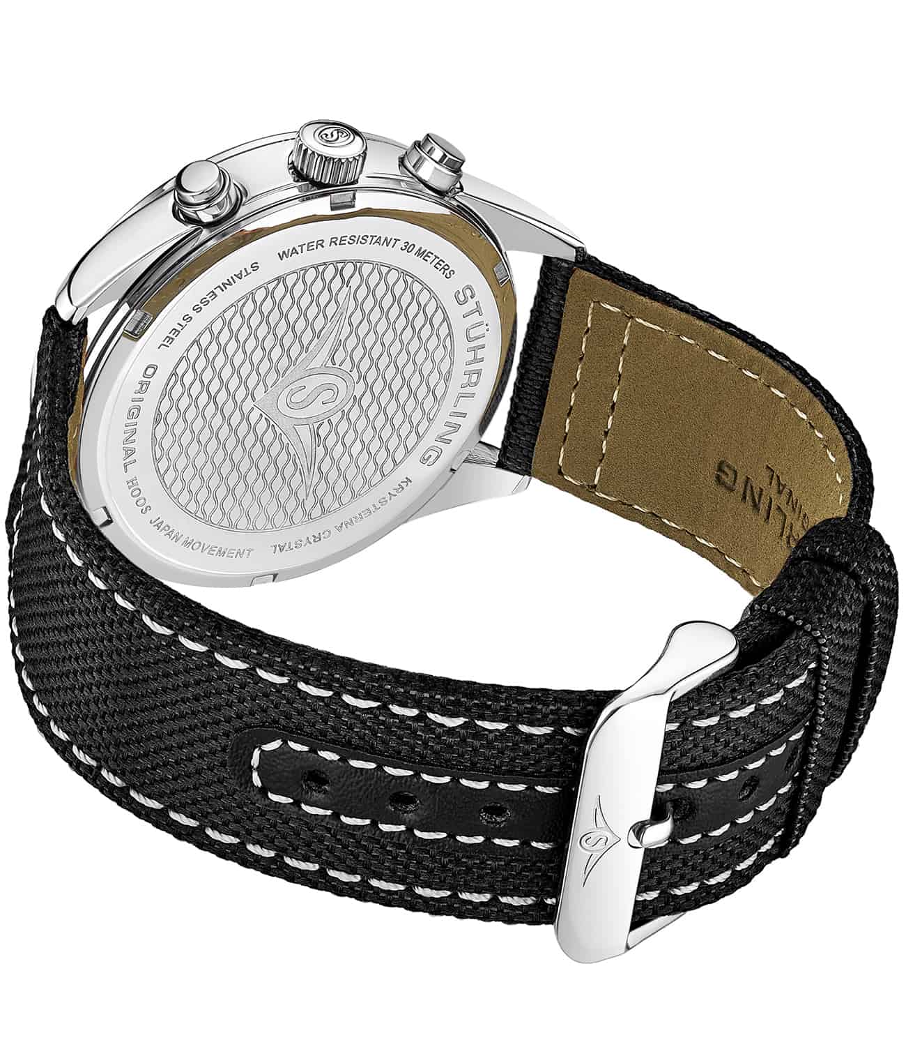 Aviator Silver Dial/ Black Nylon | Silver Dial - Image 2