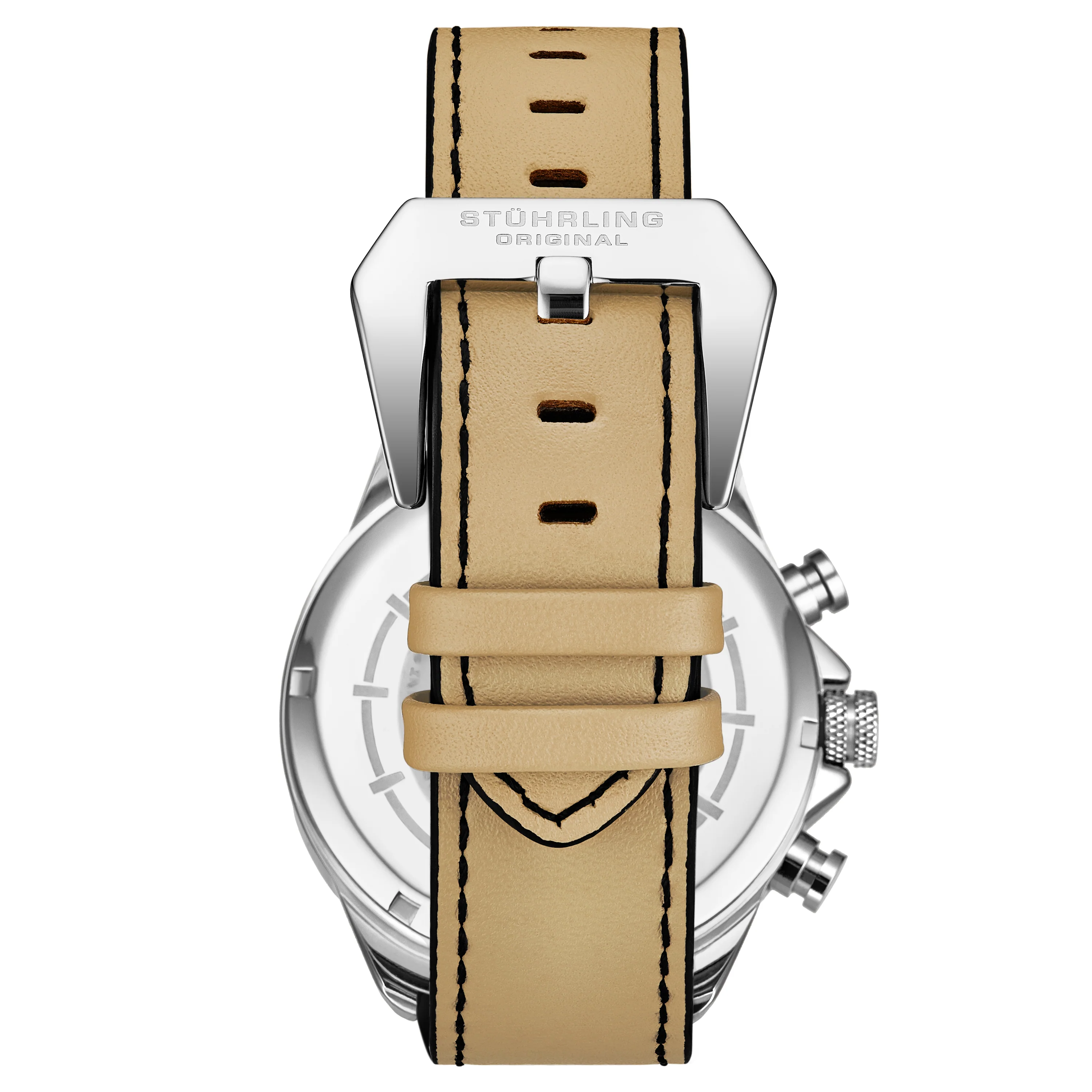 Aviator 929 Beige/Leather | Black Dial - Image 2