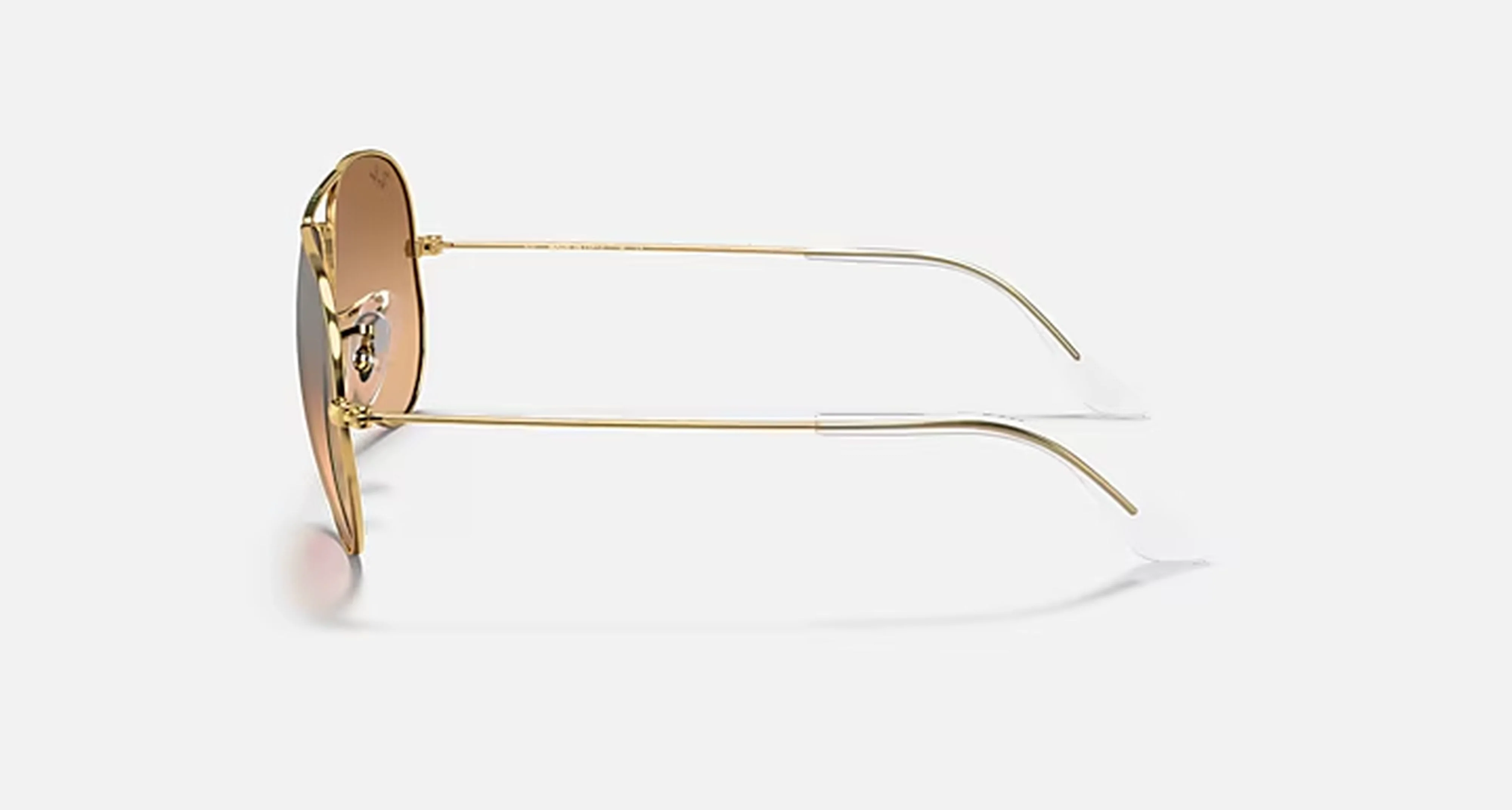 AVIATOR GRADIENT UNISEX / POLISHED ARISTA GOLD - SILVER PINK GRADIENT MIRROR - Image 3