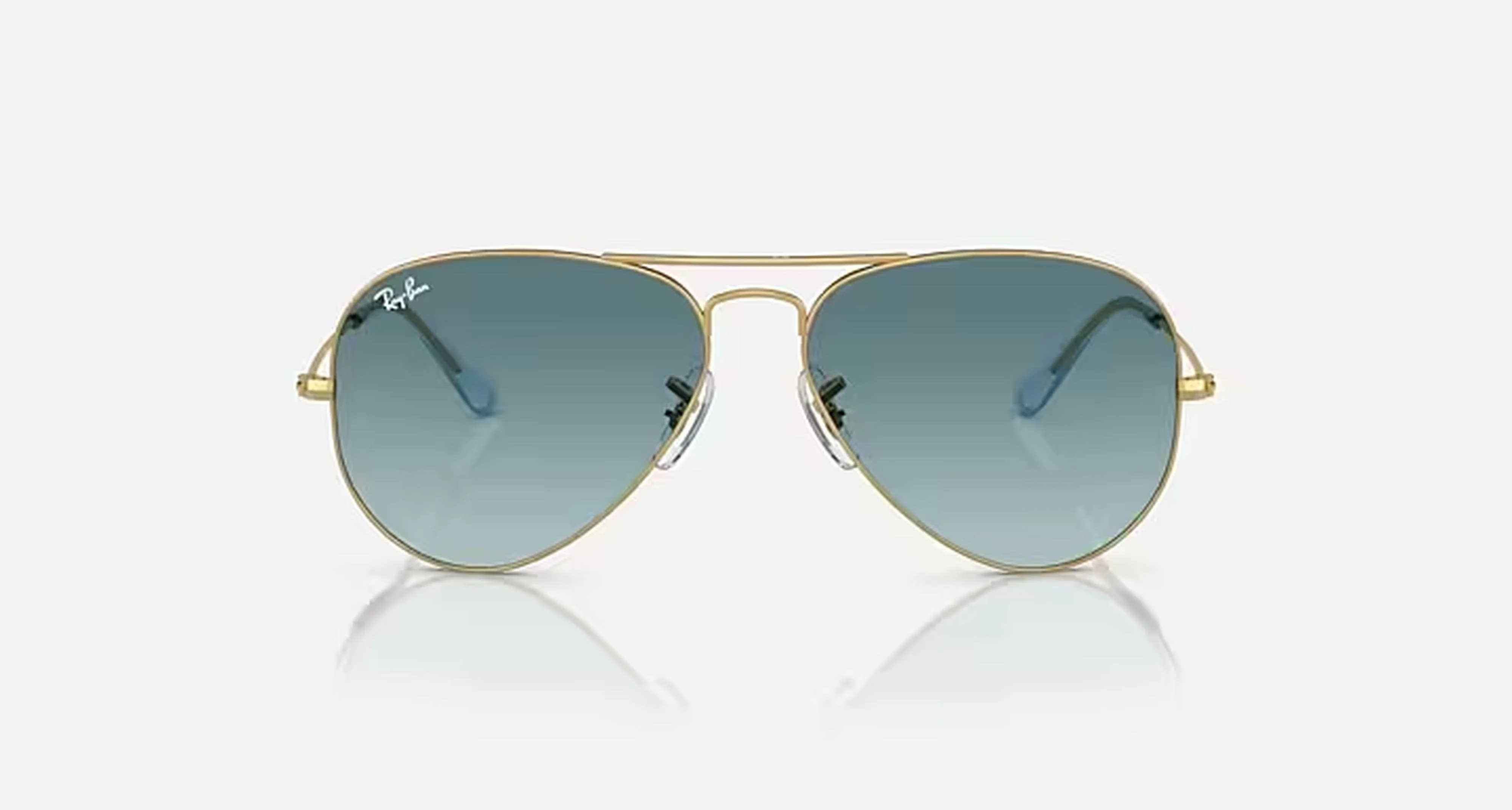 AVIATOR GRADIENT UNISEX / GOLD - BLUE GRADIENT GREY |  Dial - Image 2
