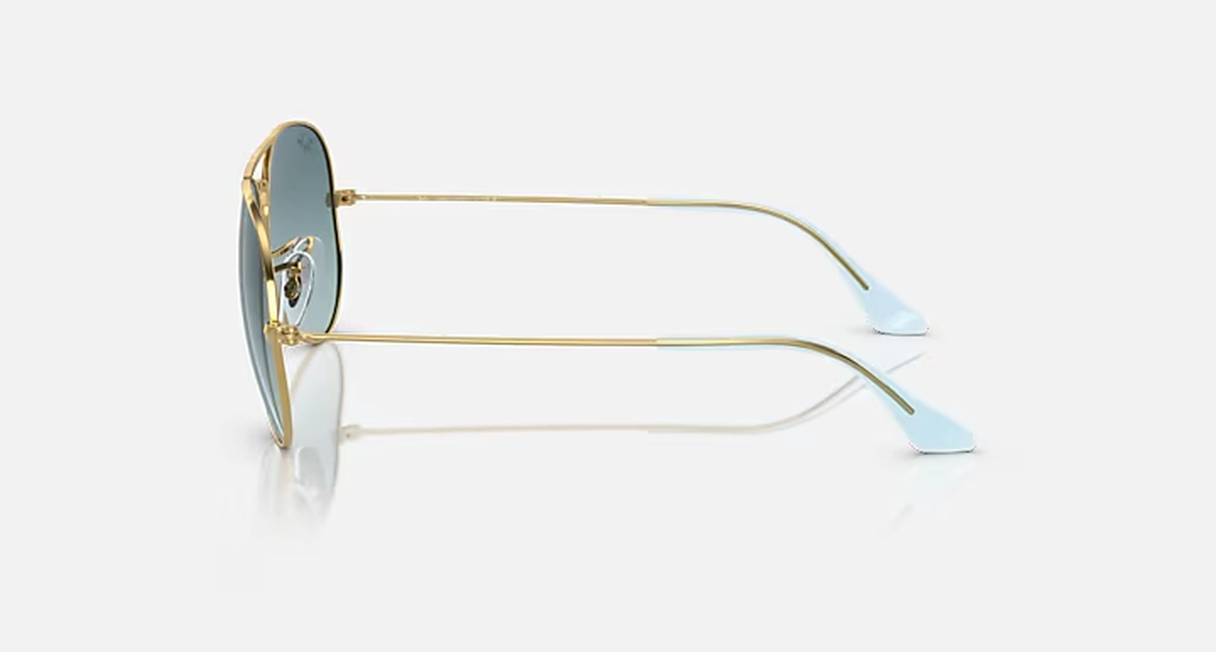 AVIATOR GRADIENT UNISEX / GOLD - BLUE GRADIENT GREY |  Dial - Image 3